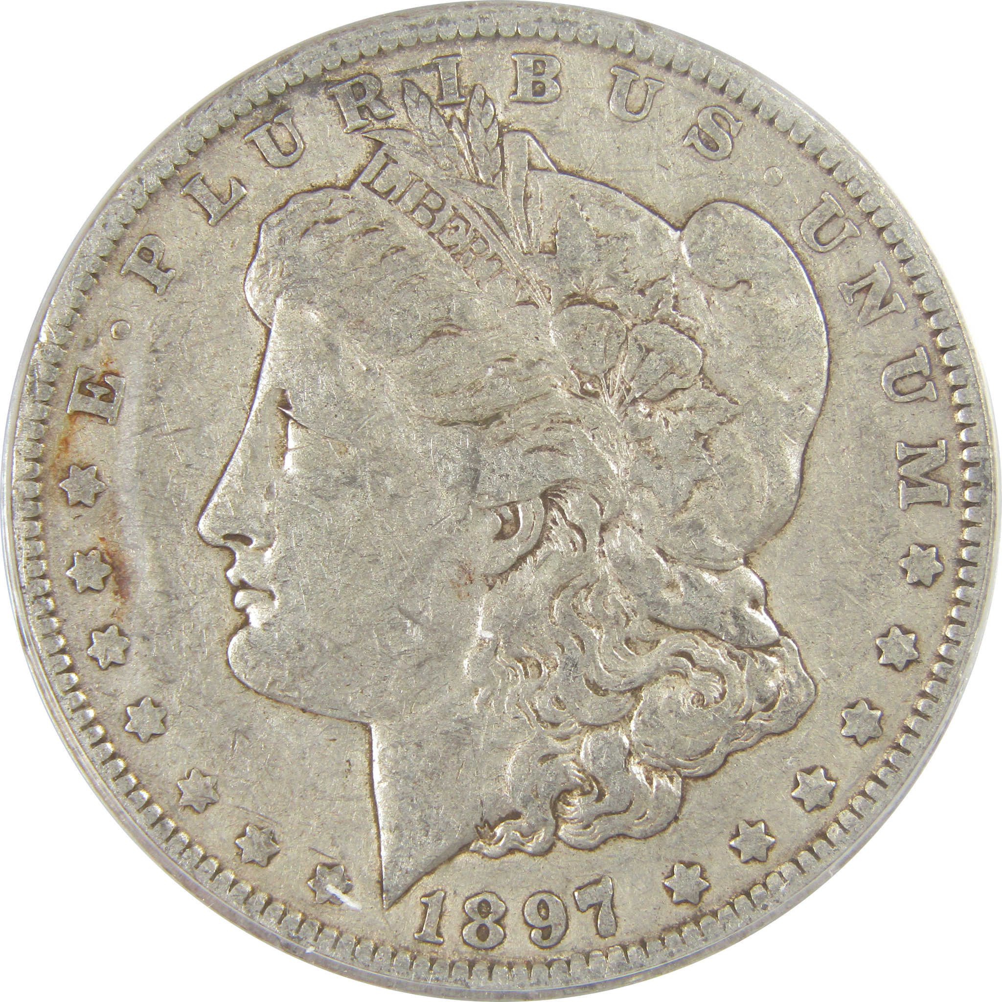 1897 O Morgan Dollar VF 25 ANACS Silver $1 Coin SKU:I20877 - Morgan coin - Morgan silver dollar - Morgan silver dollar for sale - Profile Coins & Collectibles