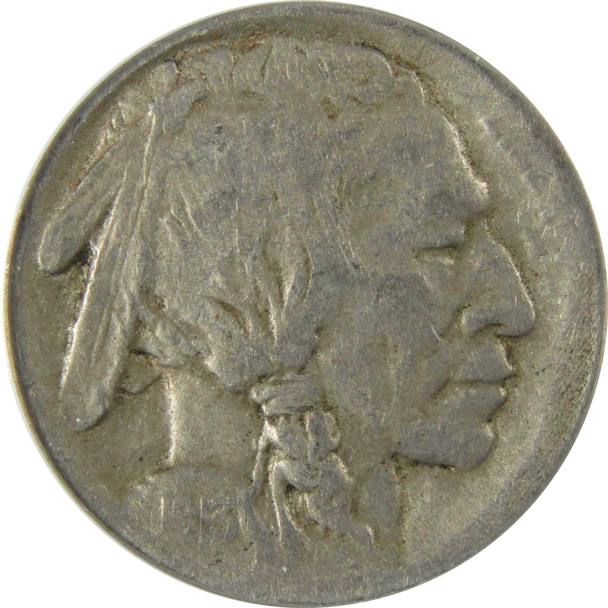 1913 S Type 1 Indian Head Buffalo Nickel VF 20 ANACS 5c Coin SKU:CP560