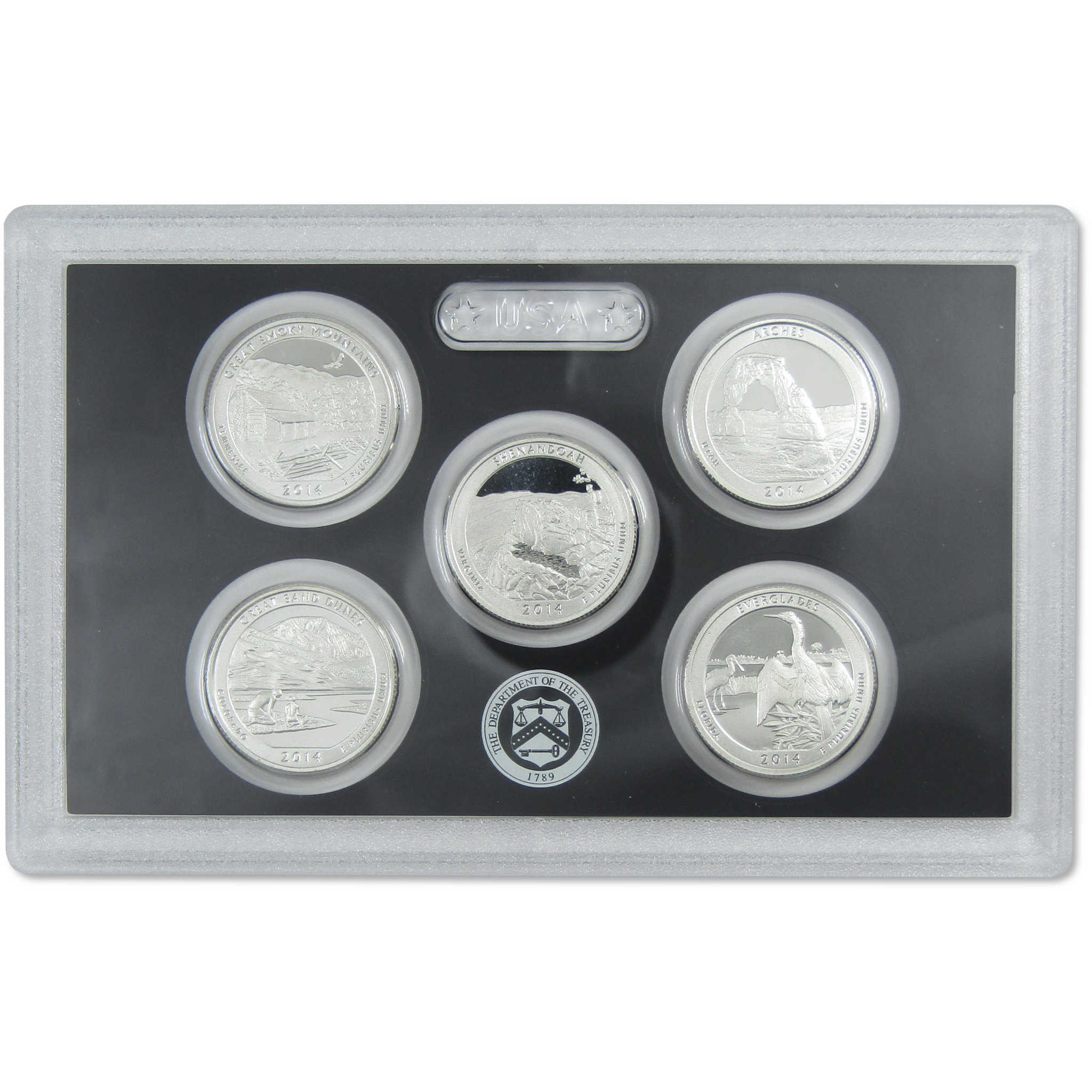 2014 Silver Proof Set U.S. Mint Original Government Packaging OGP COA