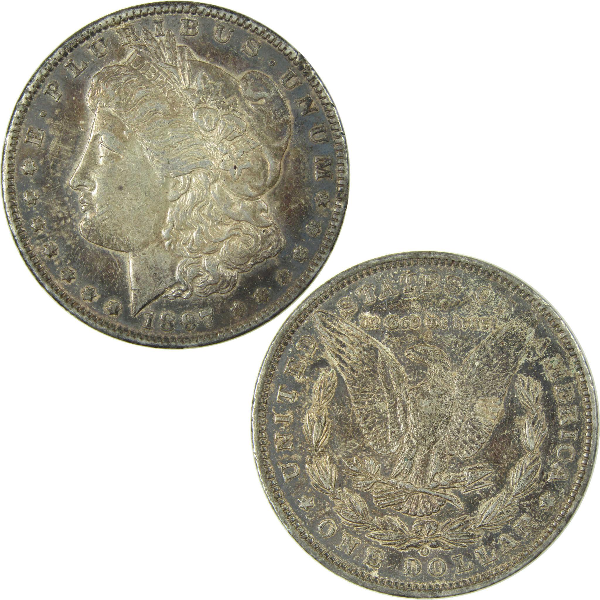 1897 O Morgan Silver Dollar XF EF Extremely Fine $1 Coin SKU:CP490 - Morgan coin - Morgan silver dollar - Morgan silver dollar for sale - Profile Coins & Collectibles