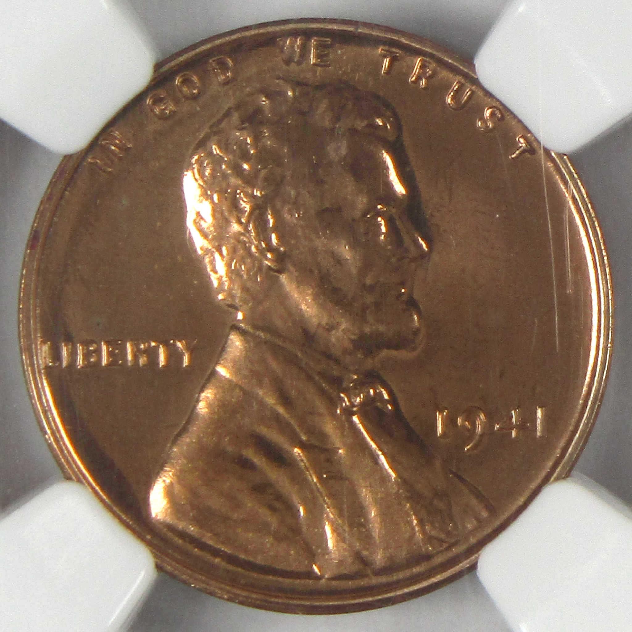 1941 Lincoln Wheat Cent PF 64 RD NGC Penny Proof 1c Coin Collectible