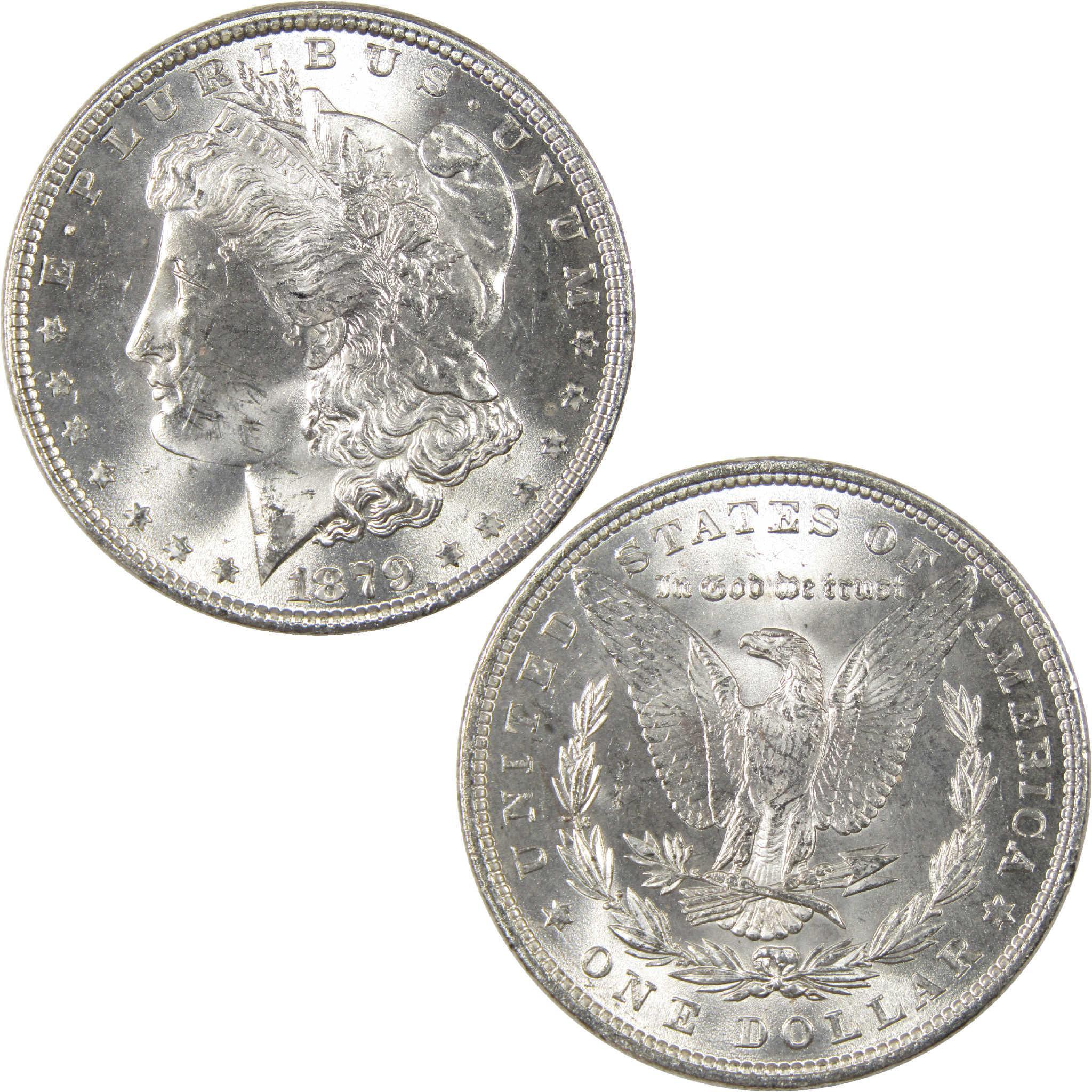 1879 Morgan Dollar BU Choice Uncirculated Silver $1 Coin - Morgan coin - Morgan silver dollar - Morgan silver dollar for sale - Profile Coins & Collectibles