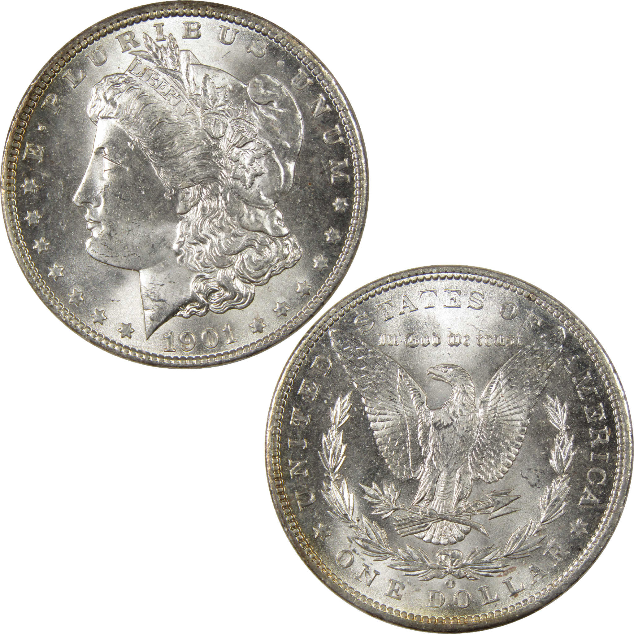 1901 O Morgan Dollar BU Choice Uncirculated Silver $1 Coin - Morgan coin - Morgan silver dollar - Morgan silver dollar for sale - Profile Coins & Collectibles