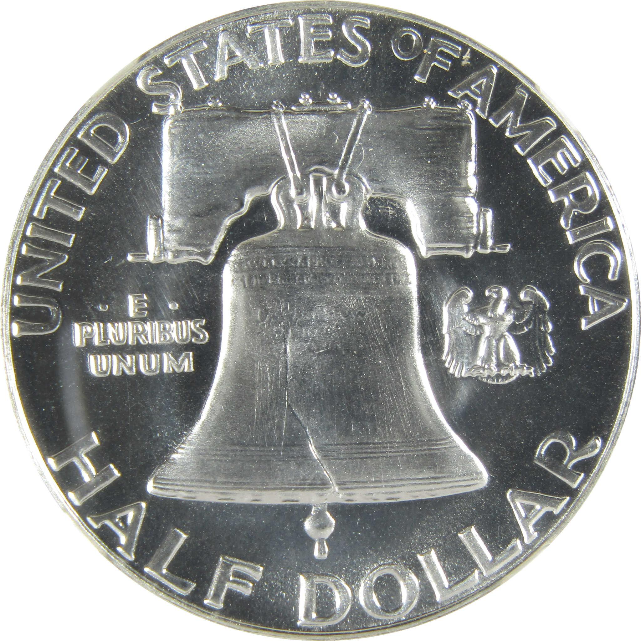1955 Franklin Silver Half Dollar PF 68 NGC Proof 50c Coin SKU:I27406