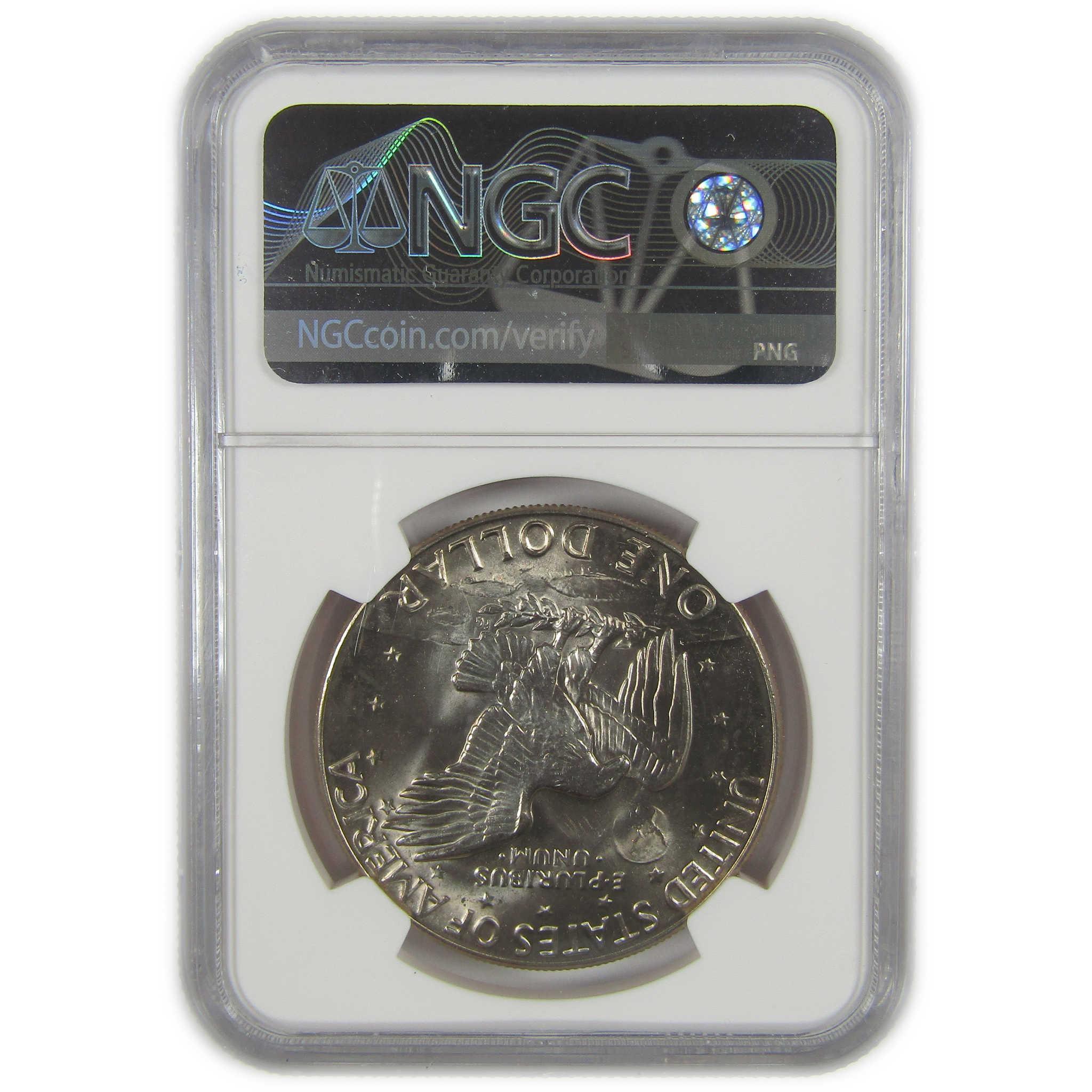 1977 D Eisenhower Clad Dollar MS 66 NGC IKE Uncirculated $1 Coin
