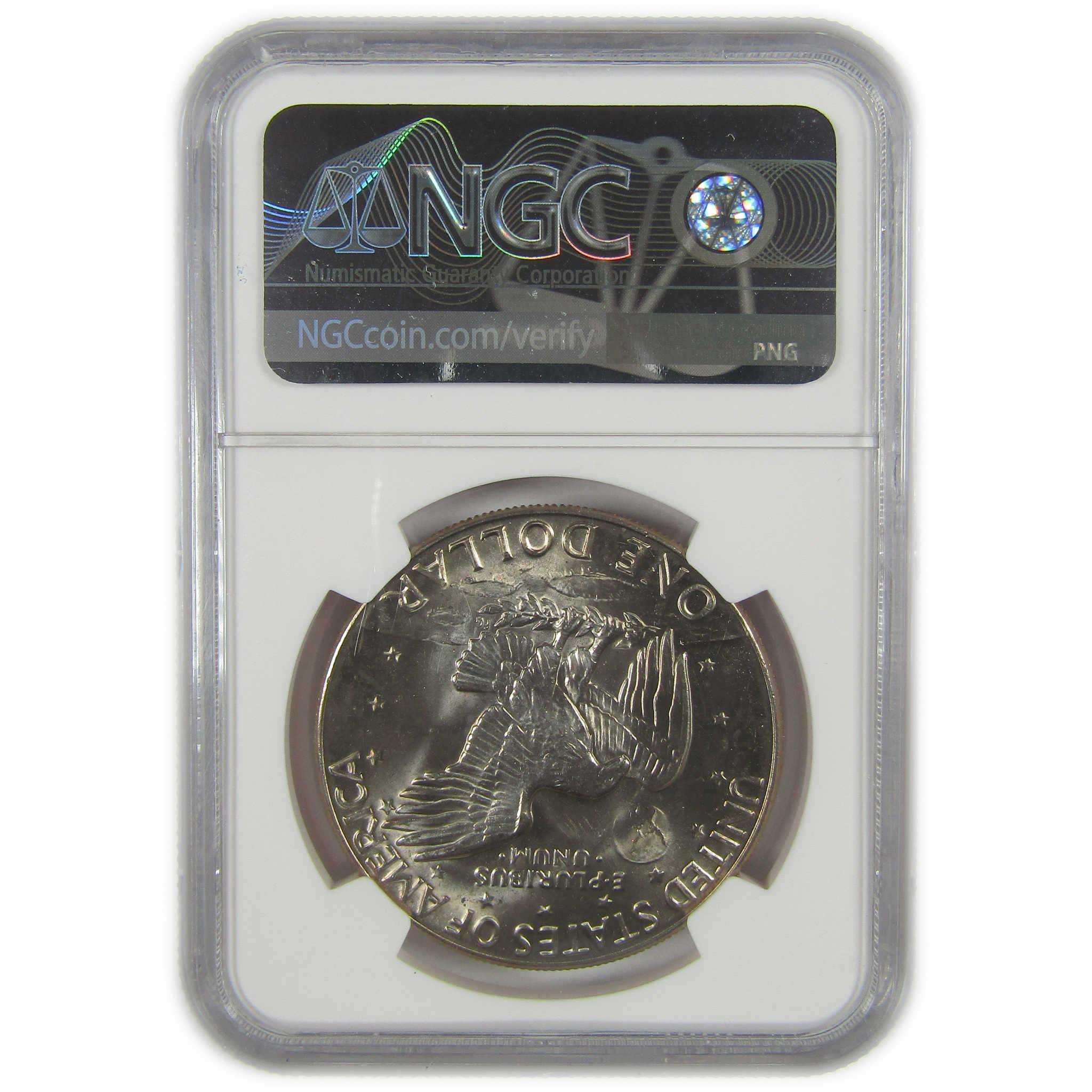 1977 D Eisenhower Clad Dollar MS 66 NGC IKE Uncirculated $1 Coin