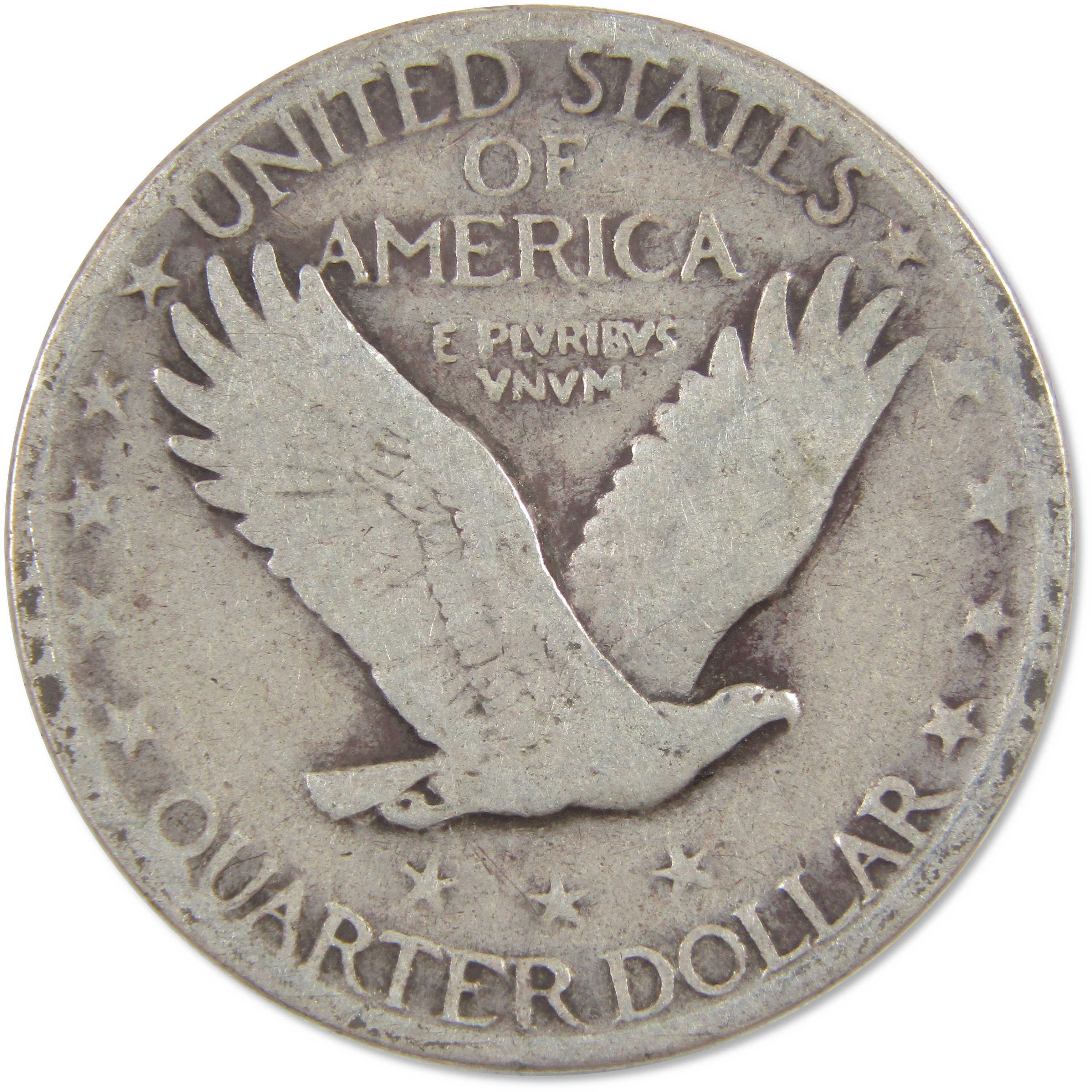 1925-1930 Standing Liberty Silver Quarter Circulated 6 Coin Set