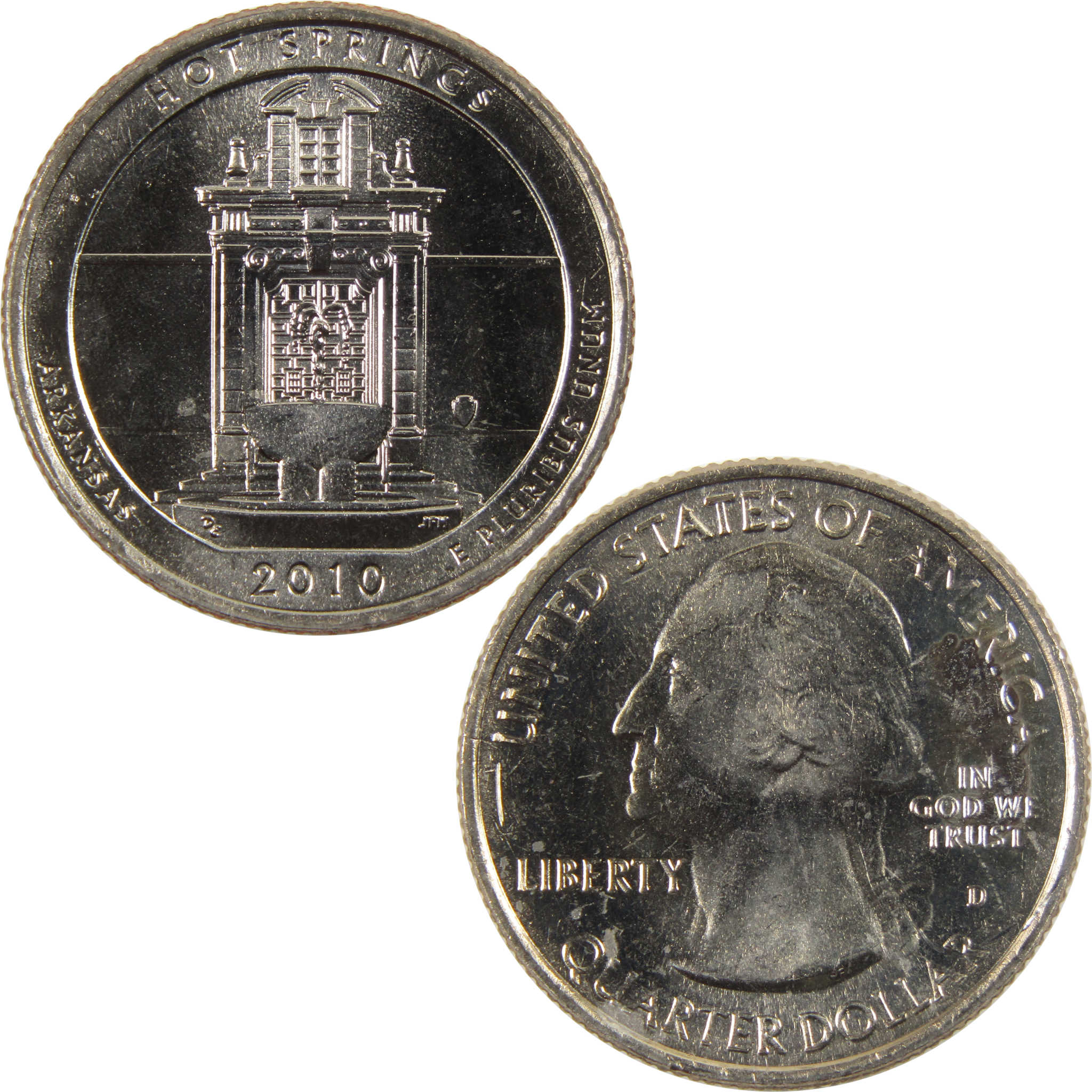 2010 D Hot Springs National Park Quarter BU Uncirculated Clad 25c Coin