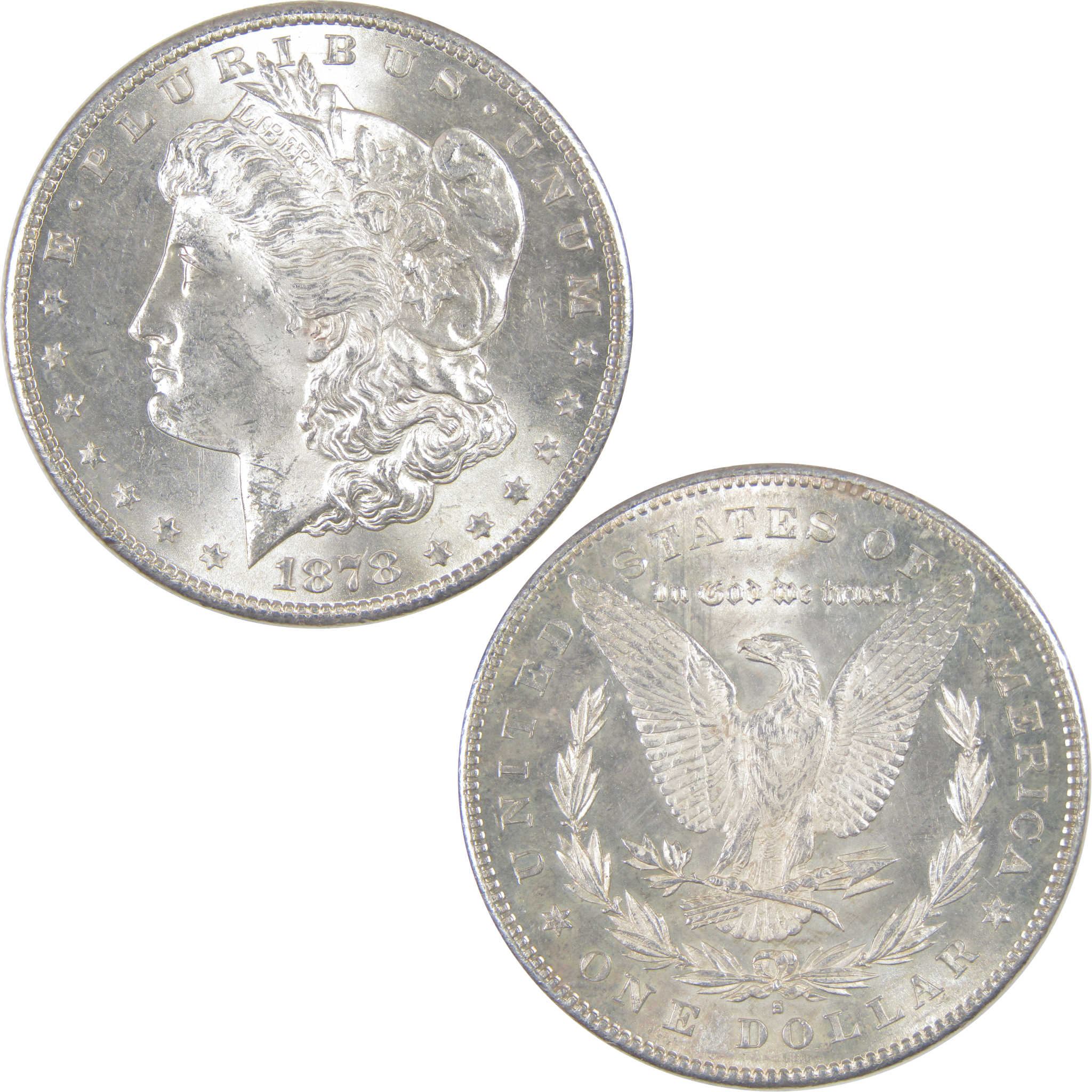 1878 S Morgan Dollar CH AU Choice About Uncirculated Silver SKU:I17309 - Morgan coin - Morgan silver dollar - Morgan silver dollar for sale - Profile Coins & Collectibles
