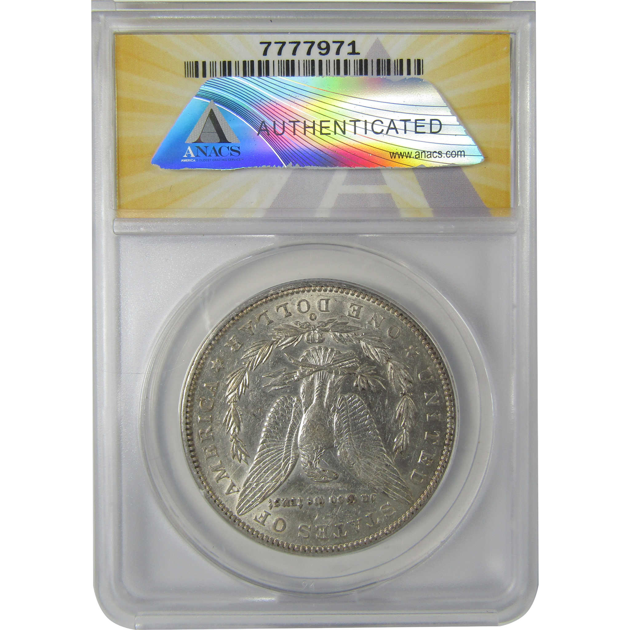 1896 O Morgan Dollar AU 50 Details ANACS Silver $1 Coin SKU:I18952 - Morgan coin - Morgan silver dollar - Morgan silver dollar for sale - Profile Coins & Collectibles