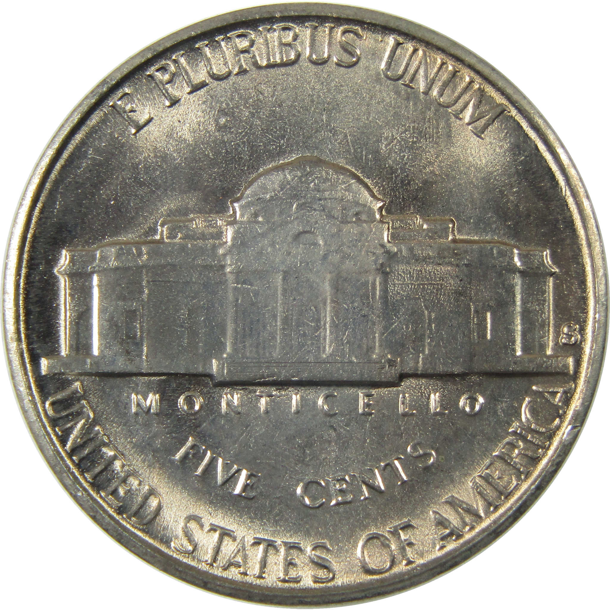 1954 S Jefferson Nickel Uncirculated Mint State 5c Coin Collectible
