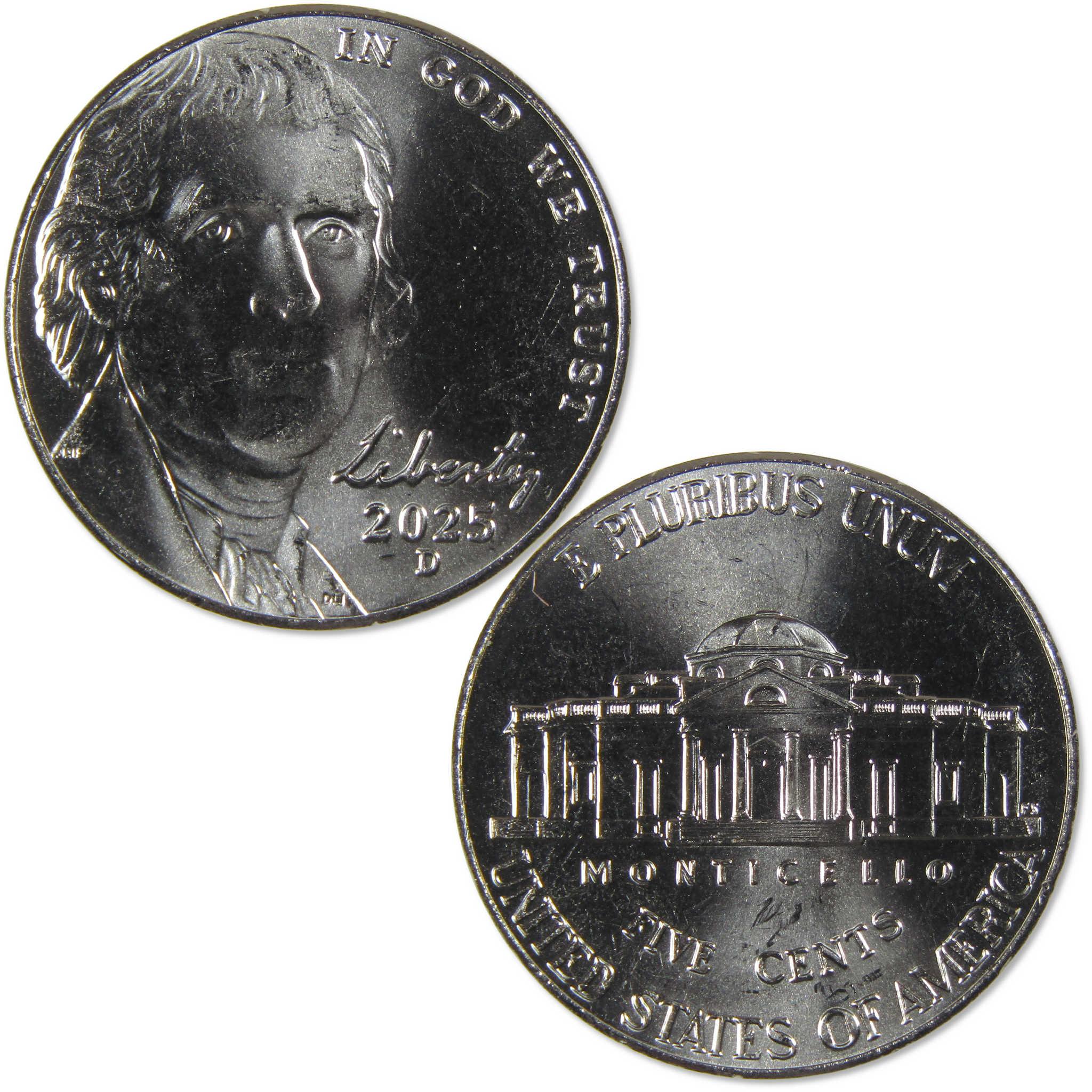 2025 United States 5-Coin Year Set Uncirculated Mint State Collectible