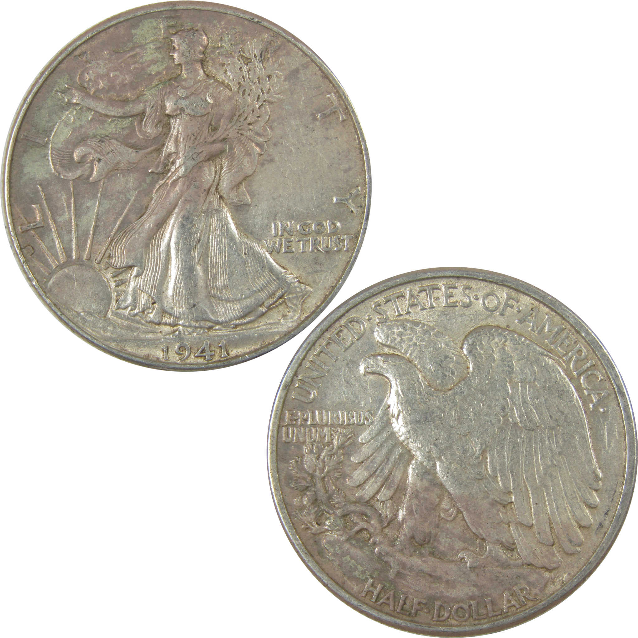 1941 Liberty Walking Half Dollar XF EF Extremely Fine SKU:CPC0552