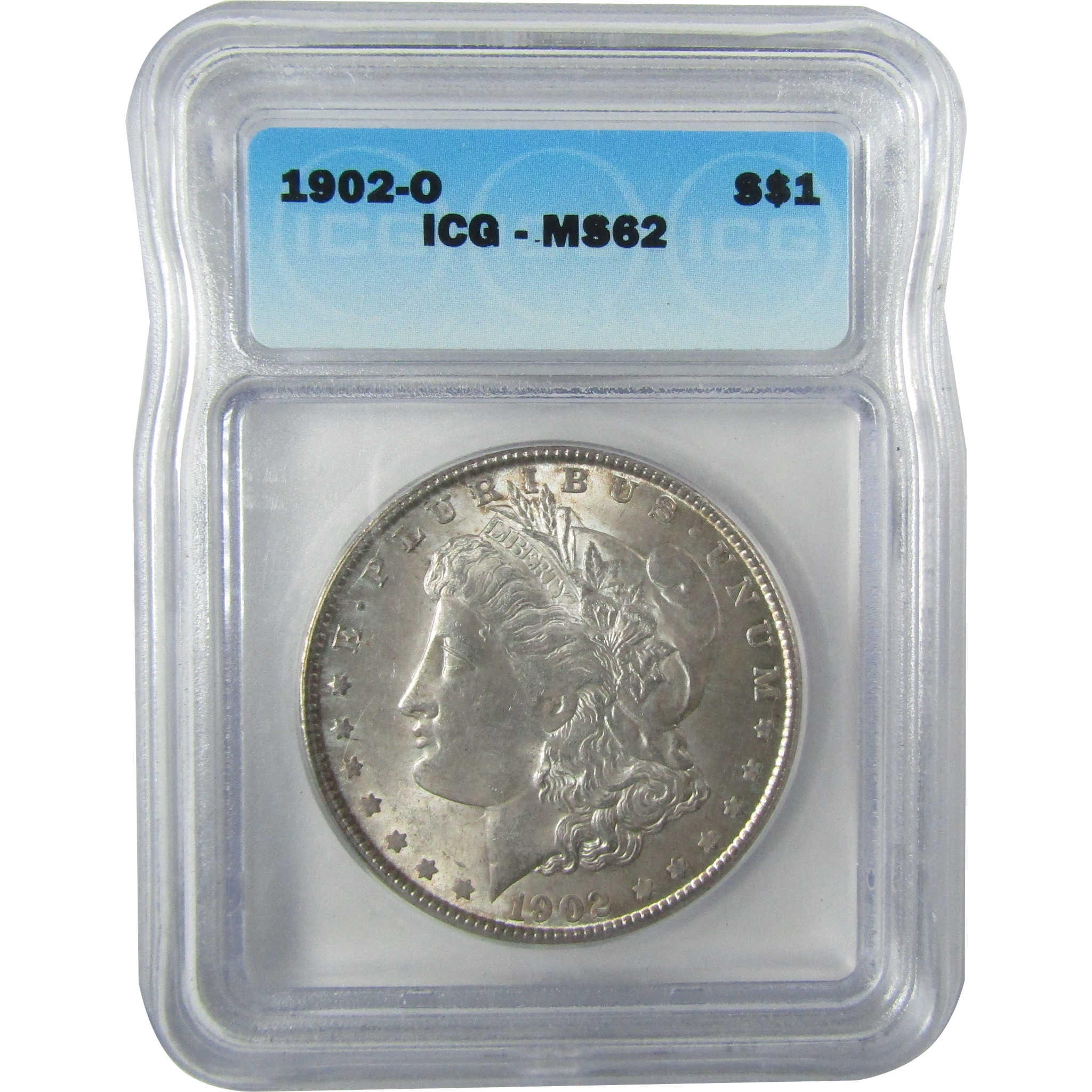 1902 O Morgan Silver Dollar MS 62 ICG Uncirculated $1 Coin SKU:CP1563