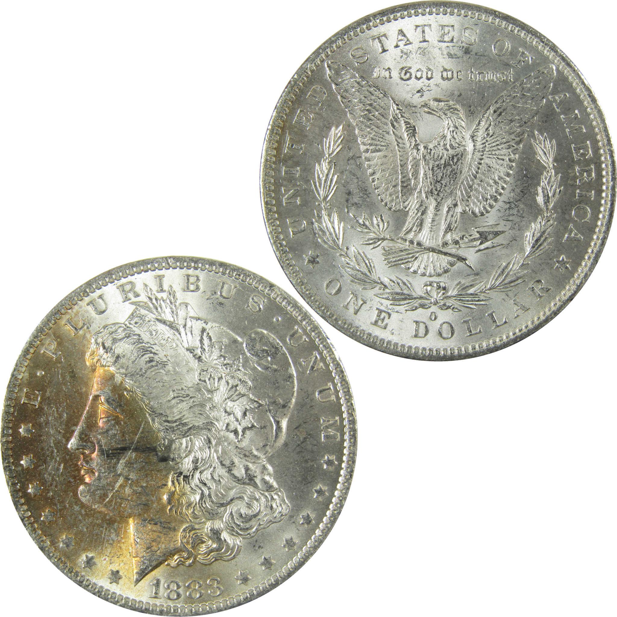 1883 O Morgan Silver Dollar Uncirculated Mint State Toned SKU:I27866