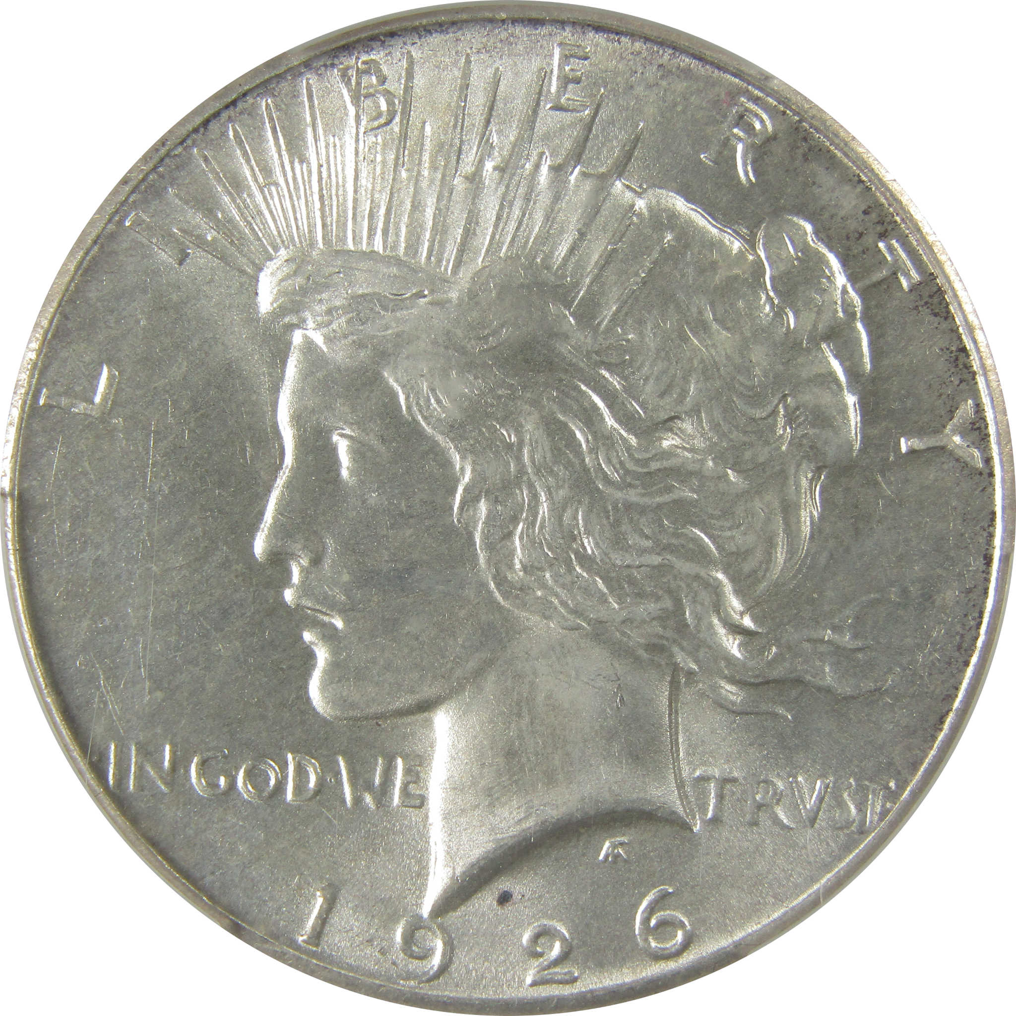 1926 Peace Dollar MS 63 CAC Silver Uncirculated $1 Coin SKU:I23595