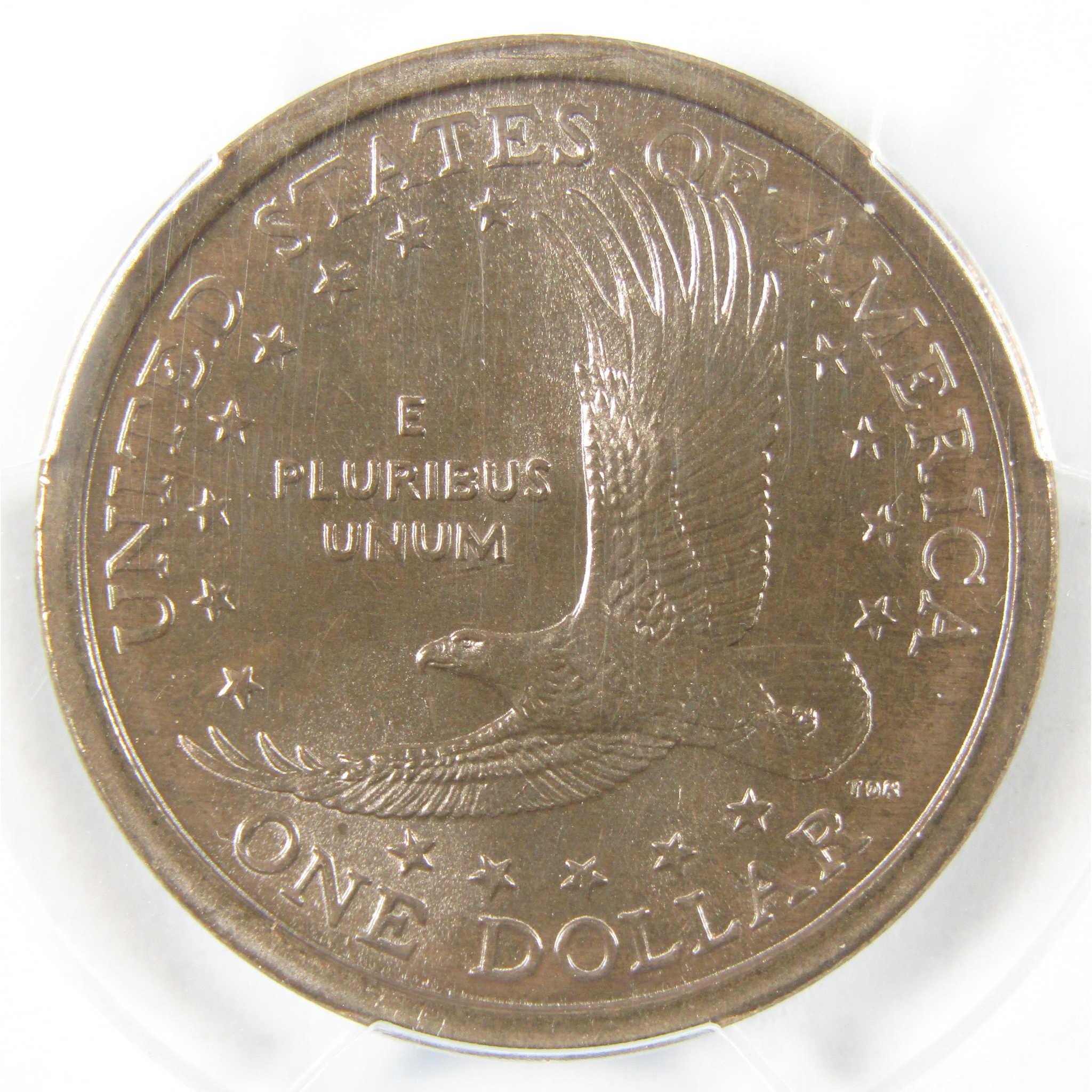2001 P Sacagawea $1 MS 66 PCGS Improperly Annealed Planchet Mint Error