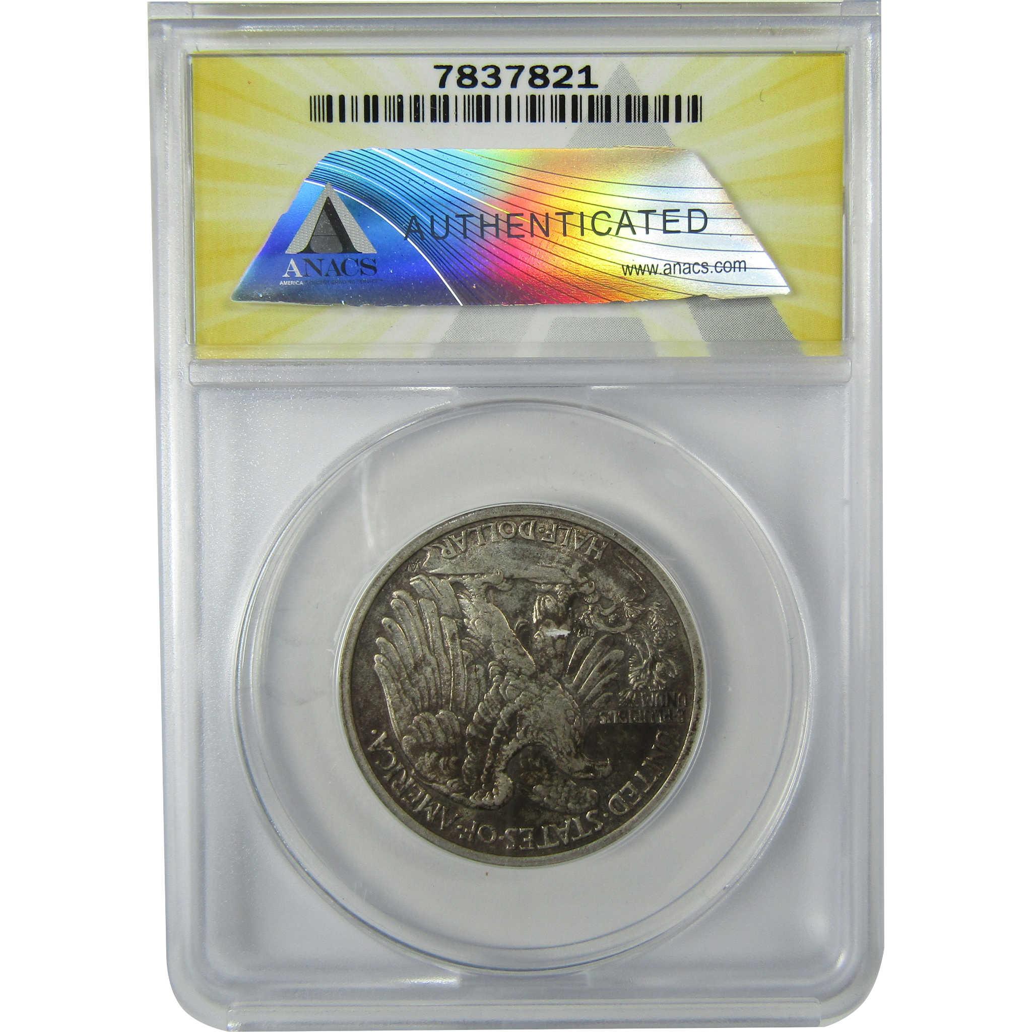1934 Liberty Walking Silver Half Dollar AU 50 Details ANACS SKU:CP559