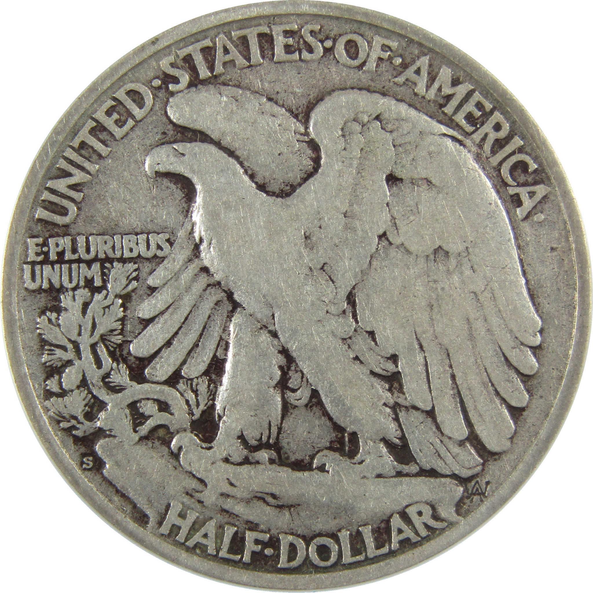 1923 S Liberty Walking Silver Half Dollar VG 10 ANACS SKU:I28044