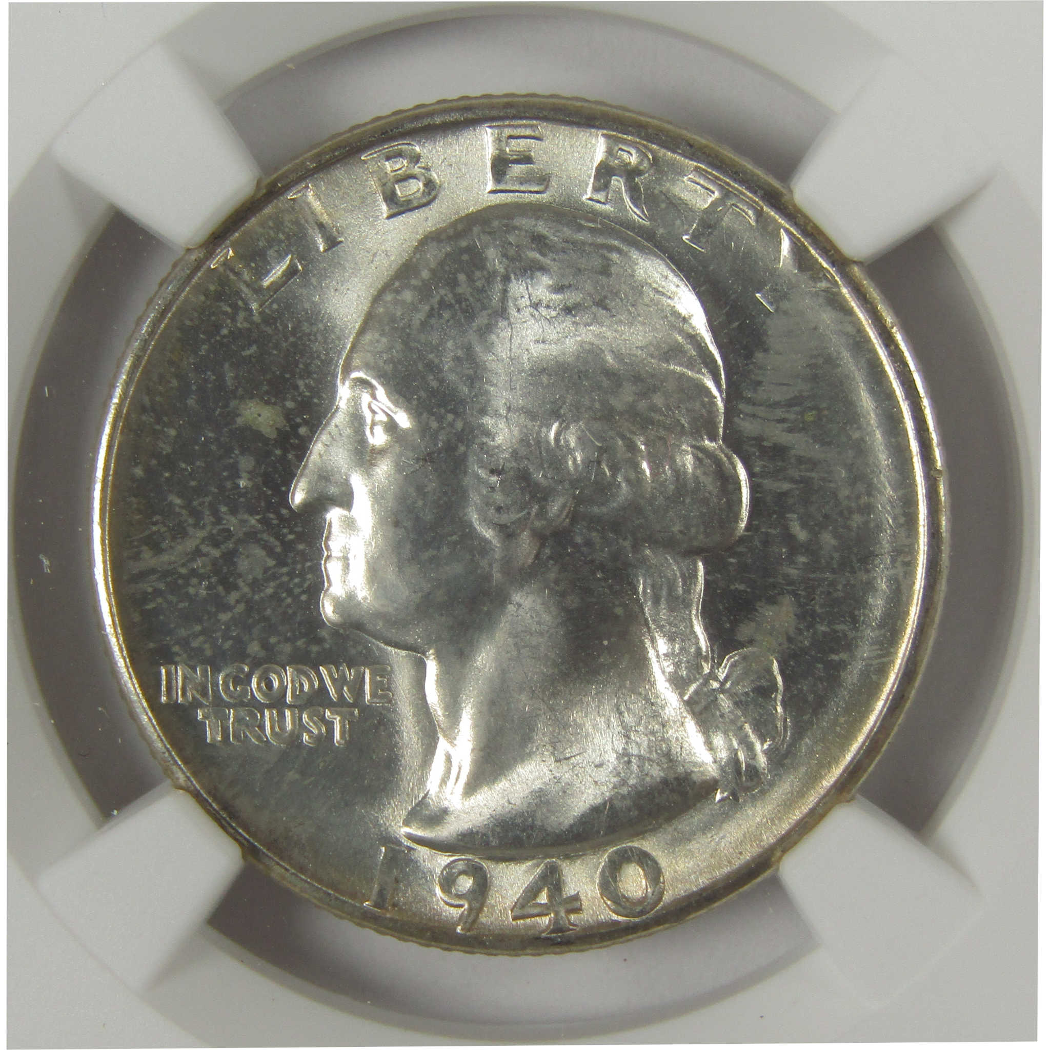 1940 S Washington Quarter MS 64 NGC Original Bag Fragment SKU:I22610