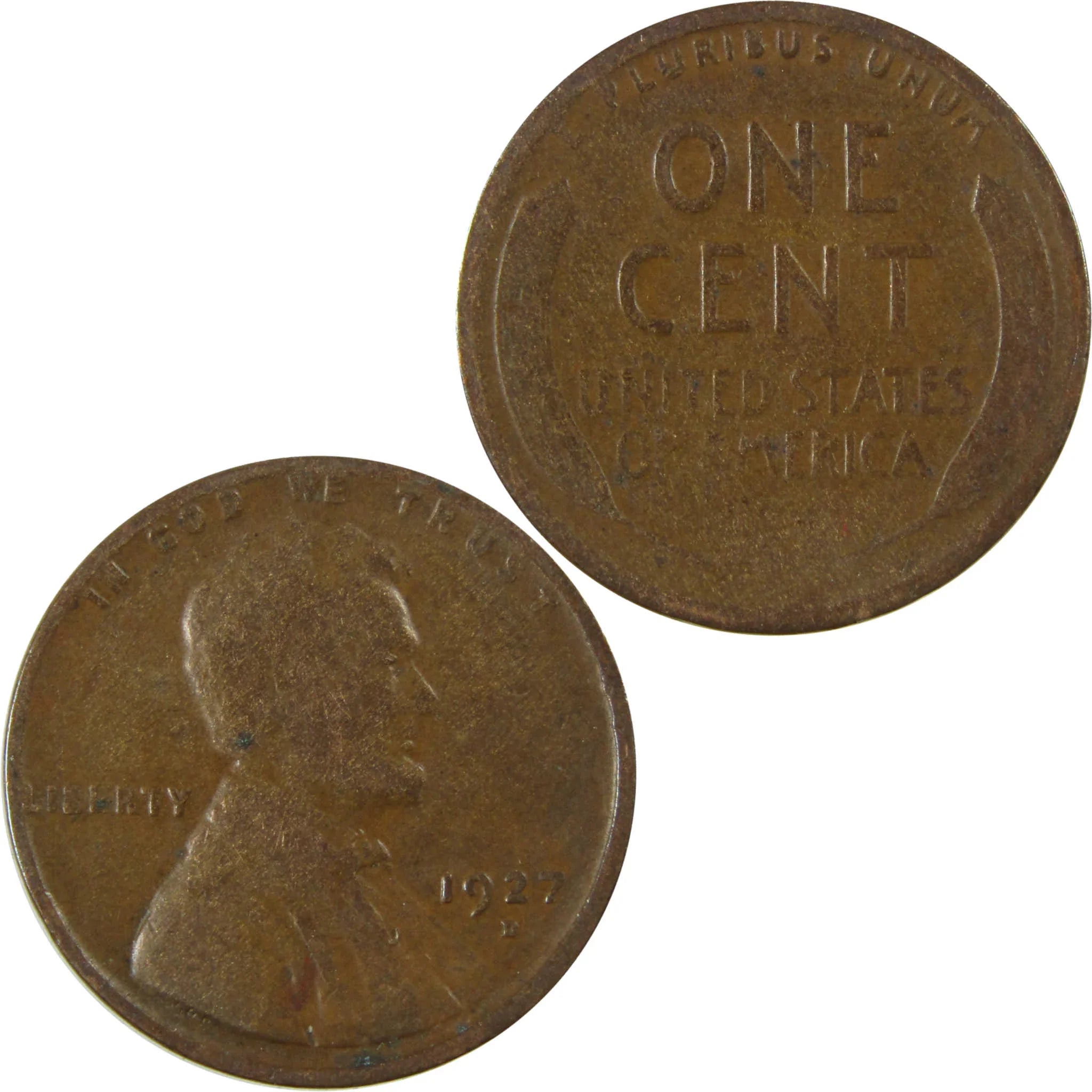 1927 D Lincoln Wheat Cent G Good Penny 1c Coin SKU:I27193