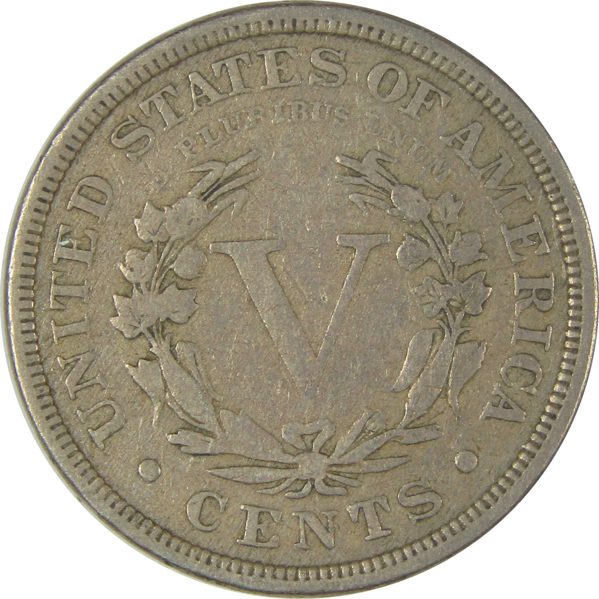1886 Liberty Head V Nickel F Fine 5c Coin SKU:I22542