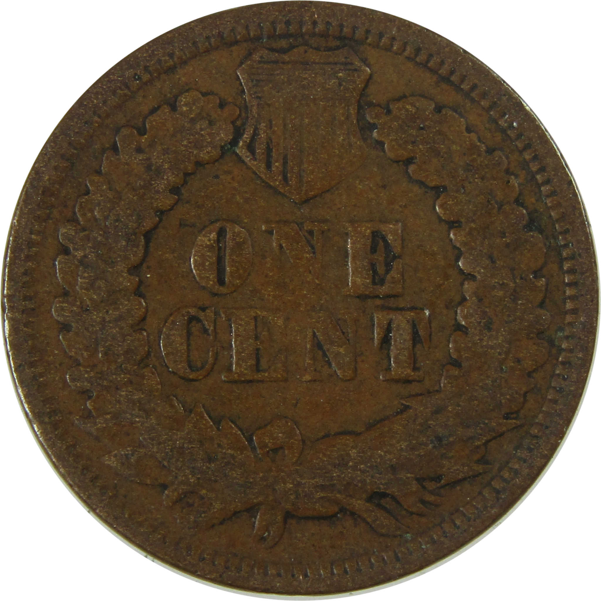 1868 Indian Head Cent G Good Details Penny 1c Coin SKU:I27452