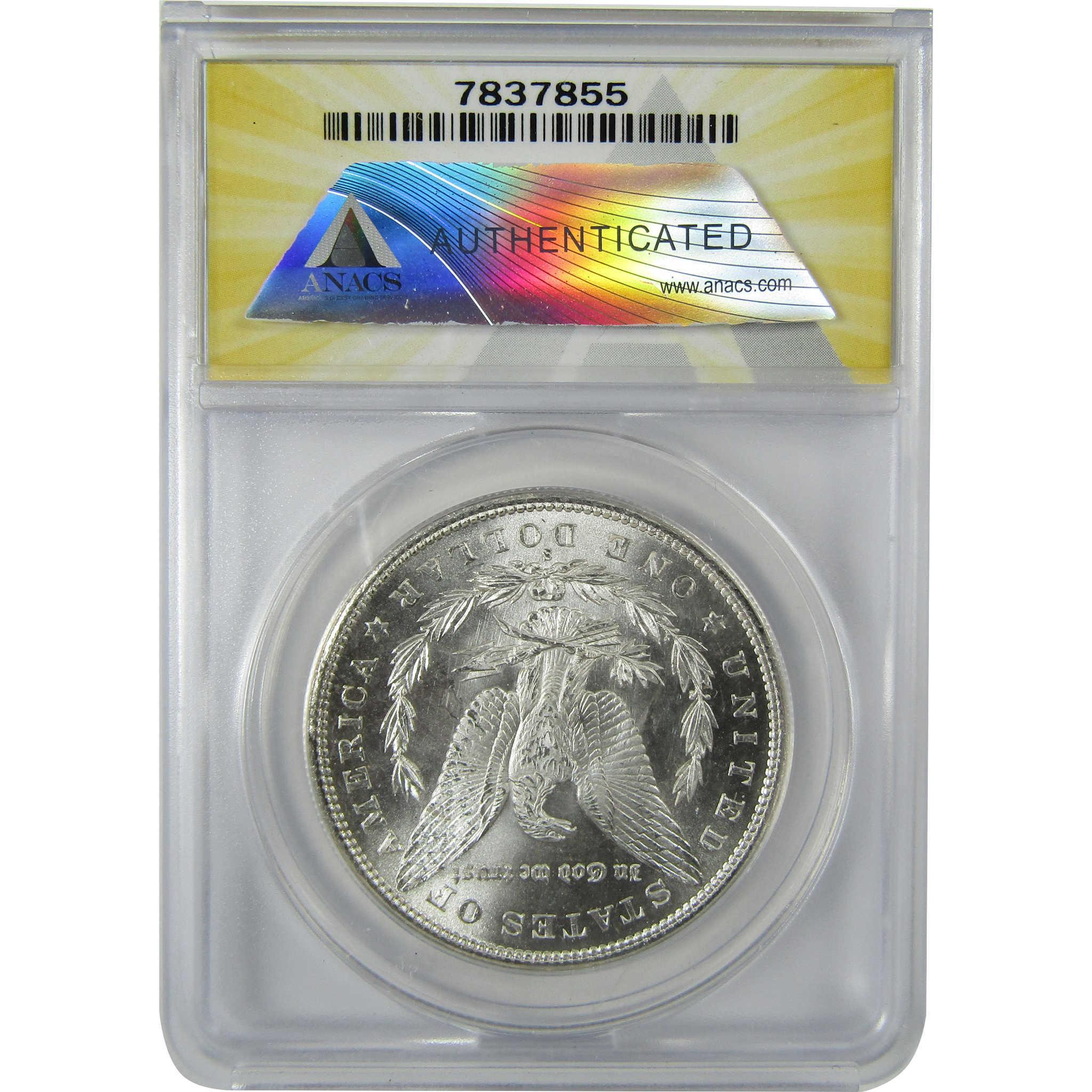 1879 S Rev 79 Morgan Silver Dollar MS 61 ANACS Uncirculated SKU:CP605 - Morgan coin - Morgan silver dollar - Morgan silver dollar for sale - Profile Coins & Collectibles