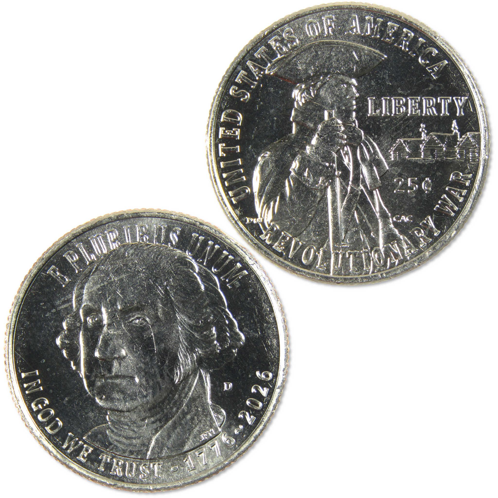 2026 D Revolutionary War Semiquincentennial Clad Quarter Uncirculated