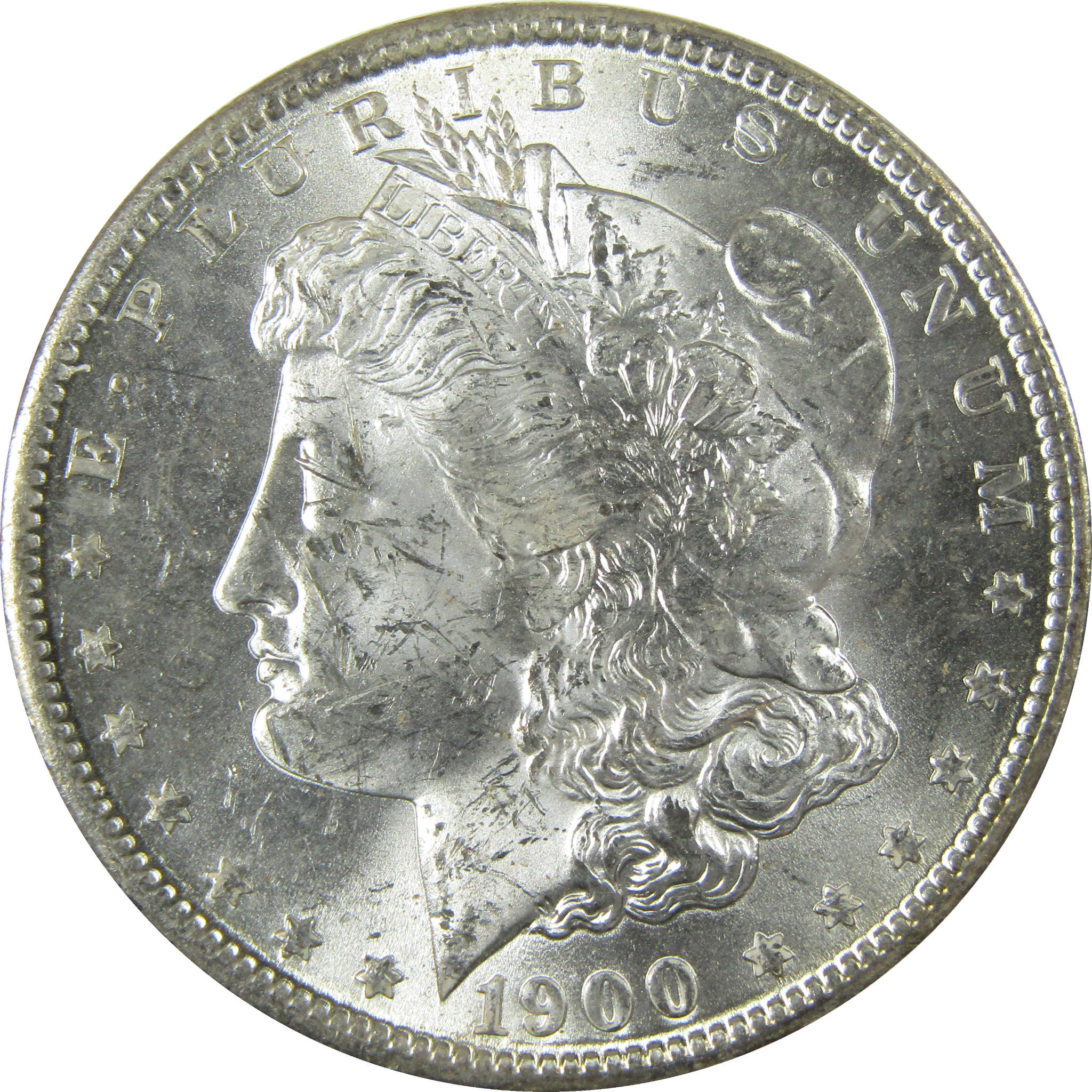 1900 O Morgan Silver Dollar Uncirculated Mint State $1 Coin SKU:I27730