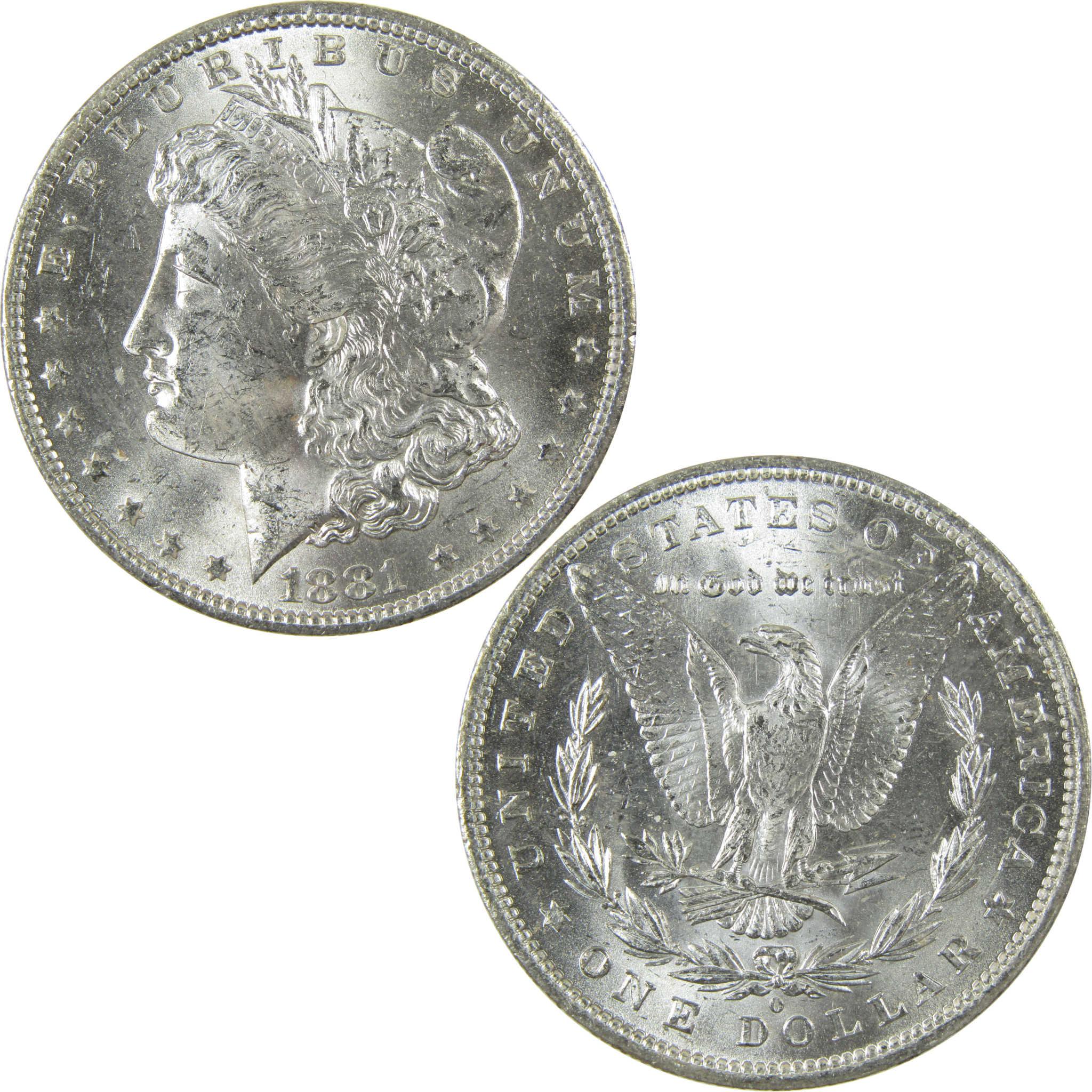 1881 O Morgan Silver Dollar Uncirculated Mint State $1 Coin SKU:I27689 - Morgan coin - Morgan silver dollar - Morgan silver dollar for sale - Profile Coins & Collectibles