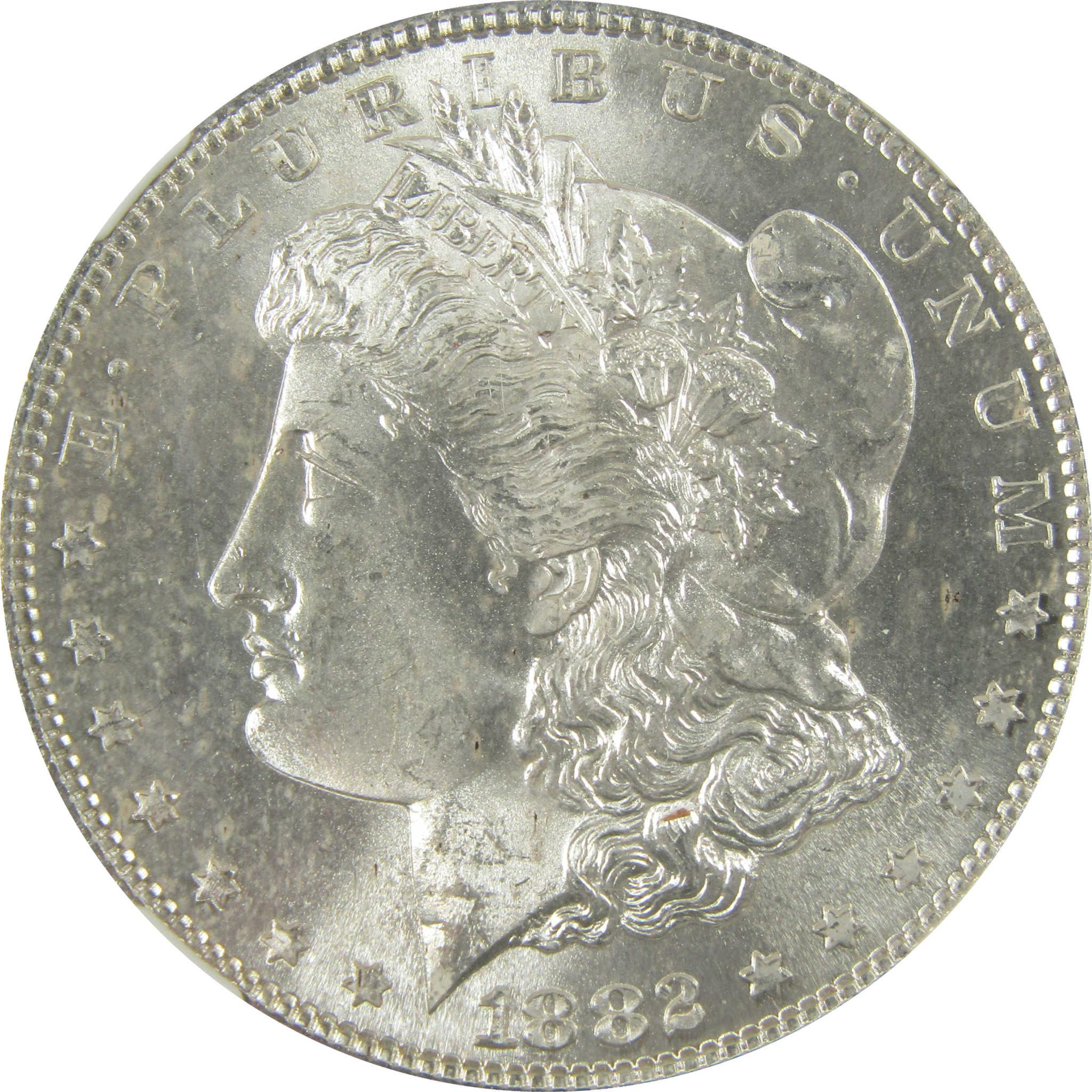 1882 S Morgan Silver Dollar MS 65 NGC Uncirculated $1 Coin SKU:I27917 - Morgan coin - Morgan silver dollar - Morgan silver dollar for sale - Profile Coins & Collectibles