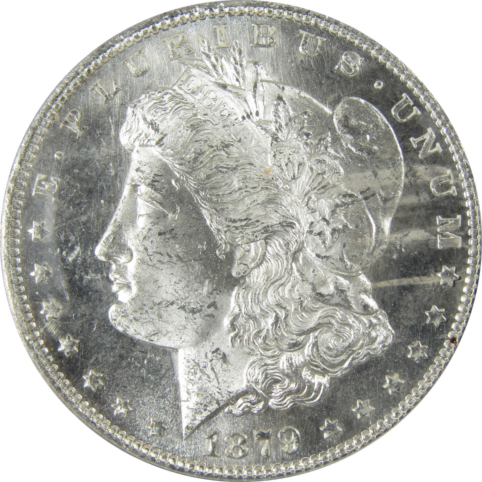 1879 S Rev 79 Morgan Silver Dollar MS 63 ANACS Uncirculated SKU:CP612 - Morgan coin - Morgan silver dollar - Morgan silver dollar for sale - Profile Coins & Collectibles