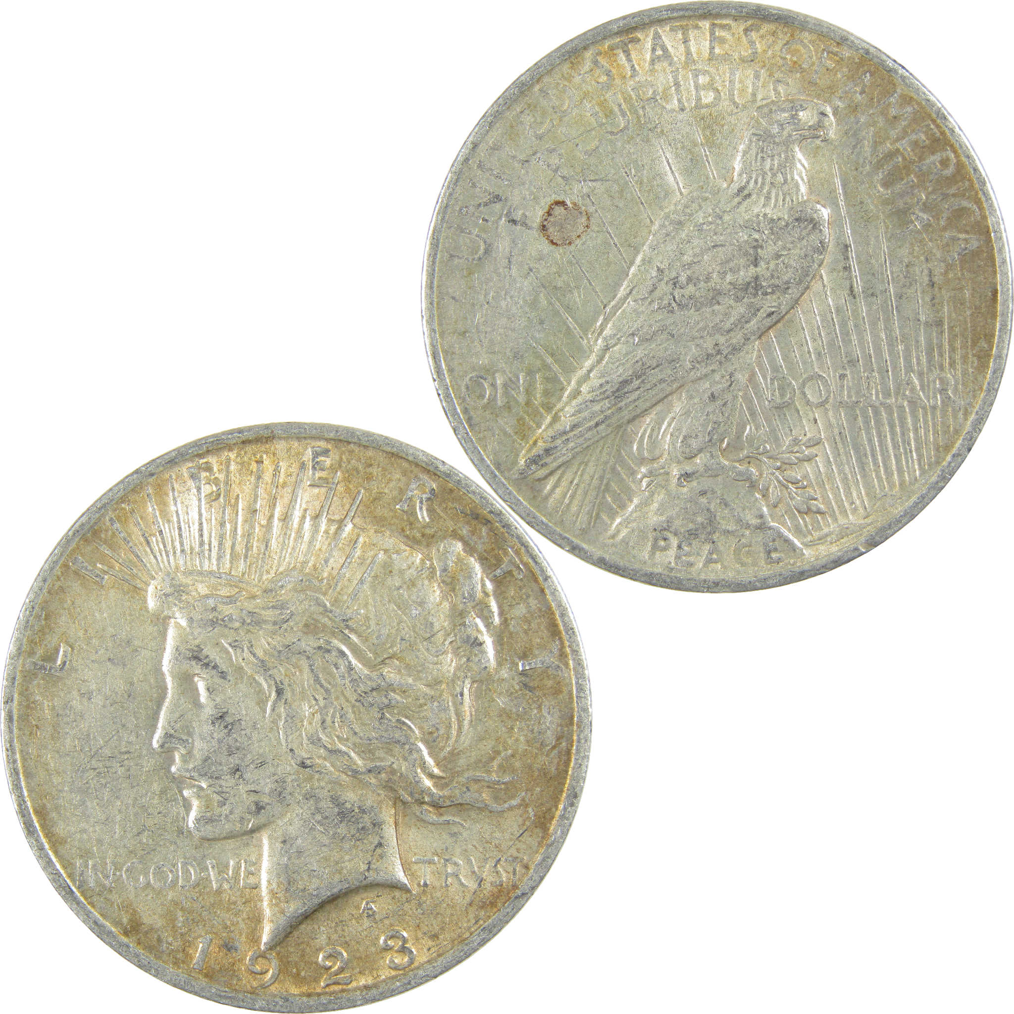 1923 Peace Dollar VF Very Fine Silver $1 Coin