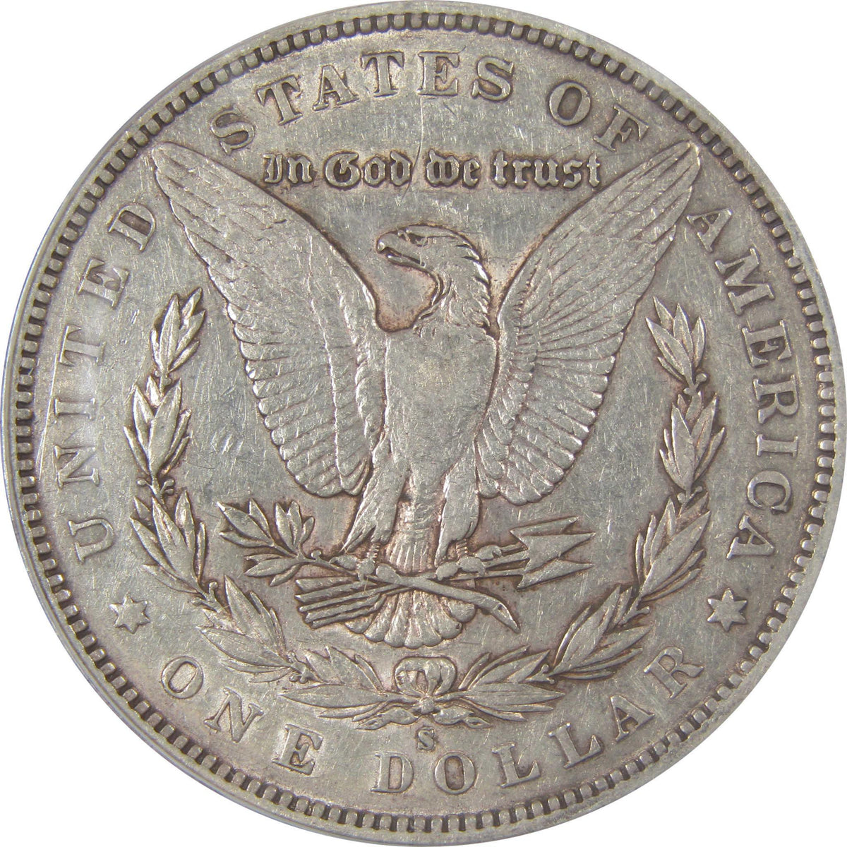 1892 S Morgan Silver Dollar EF 45 ANACS $1 Coin SKU:I24998 - Morgan coin - Morgan silver dollar - Morgan silver dollar for sale - Profile Coins & Collectibles