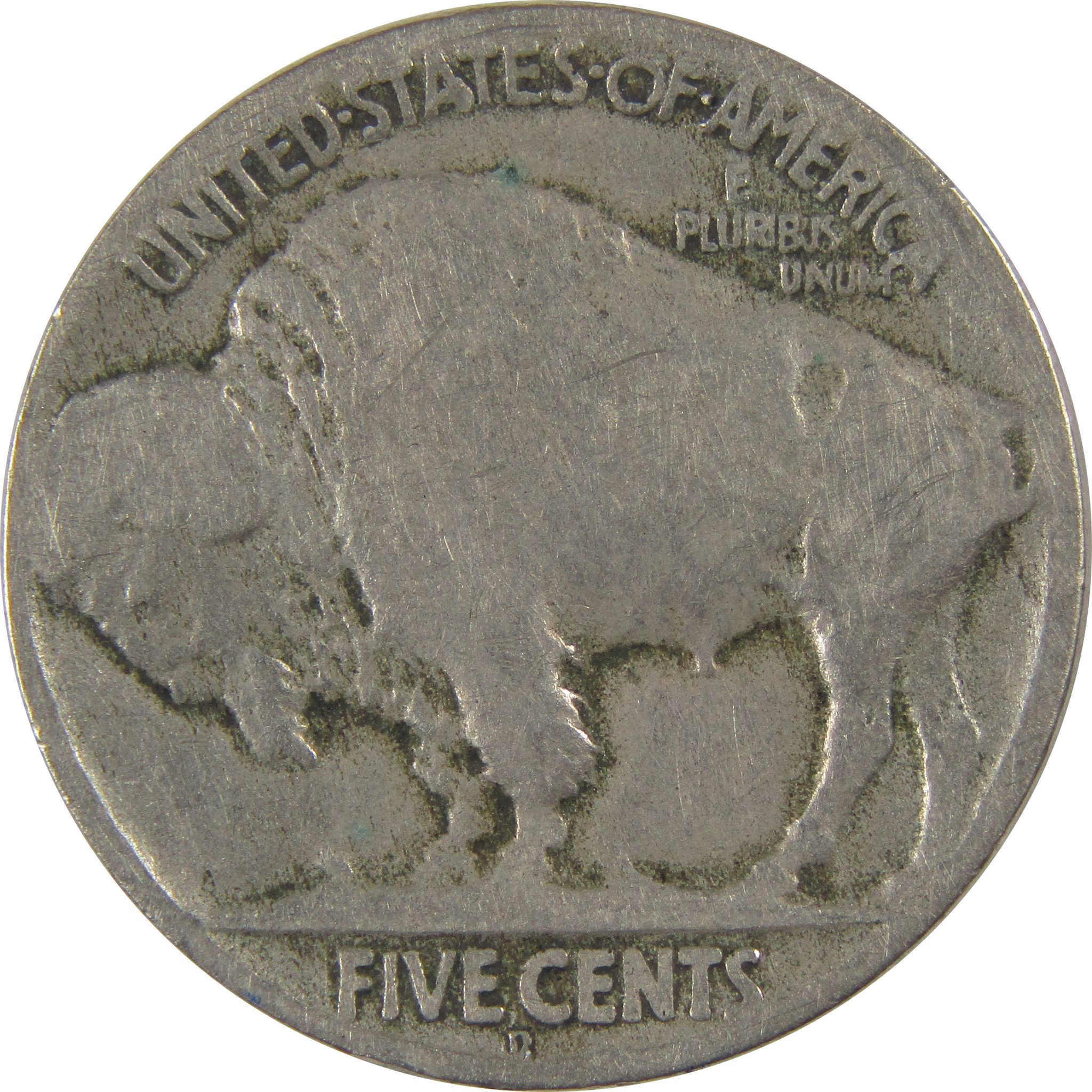 1918 D Indian Head Buffalo Nickel AG About Good 5c Coin SKU:I23732