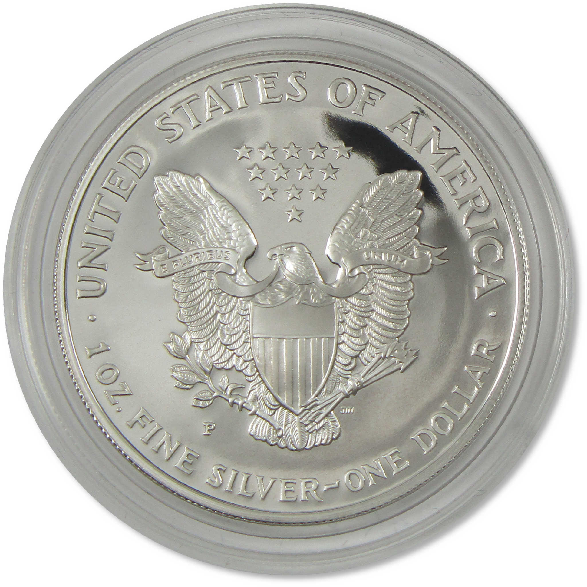 1998 P American Silver Eagle Choice Proof Bullion $1 Coin OGP COA
