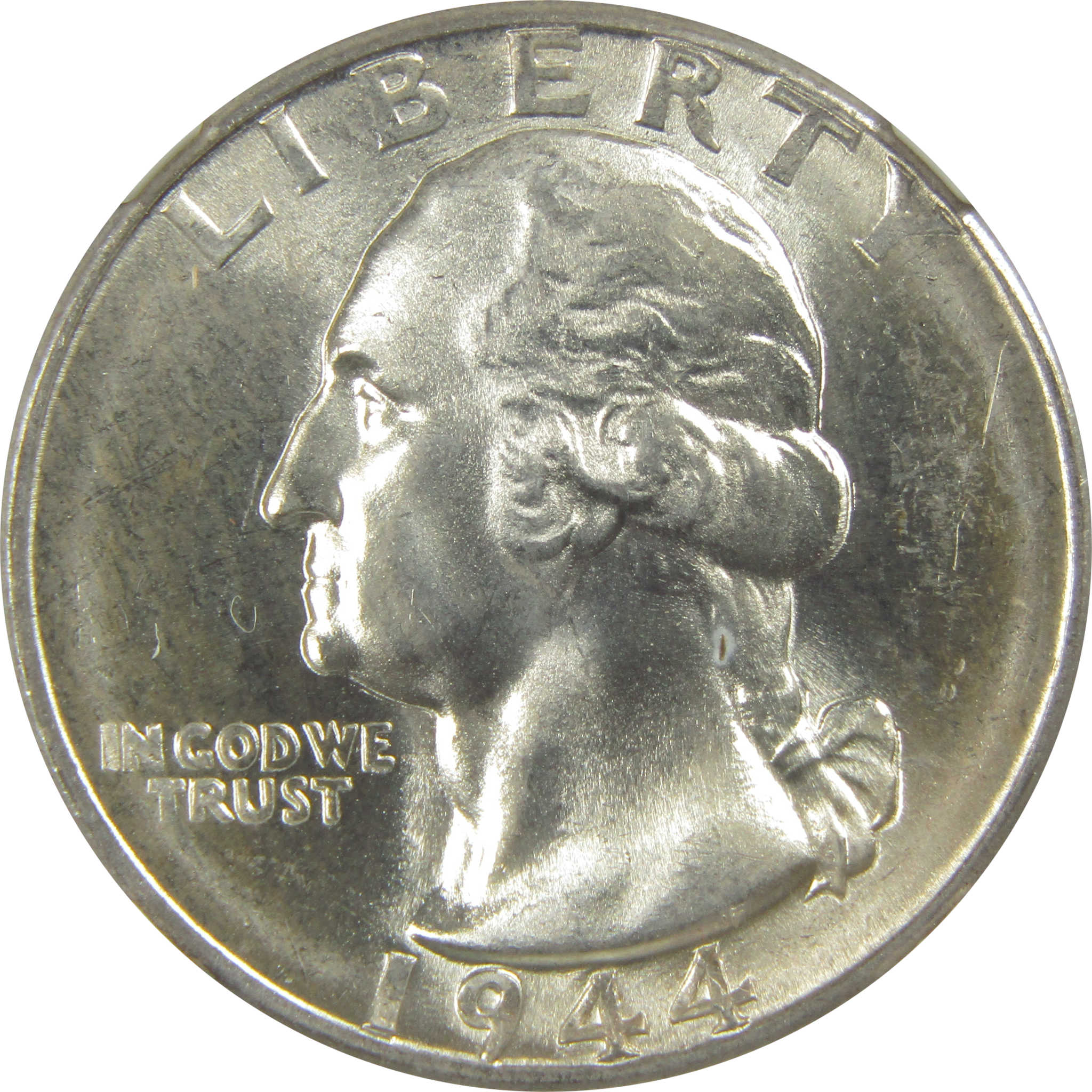 1944 Washington Quarter MS 66 NGC Silver Bag Fragment SKU:I20496