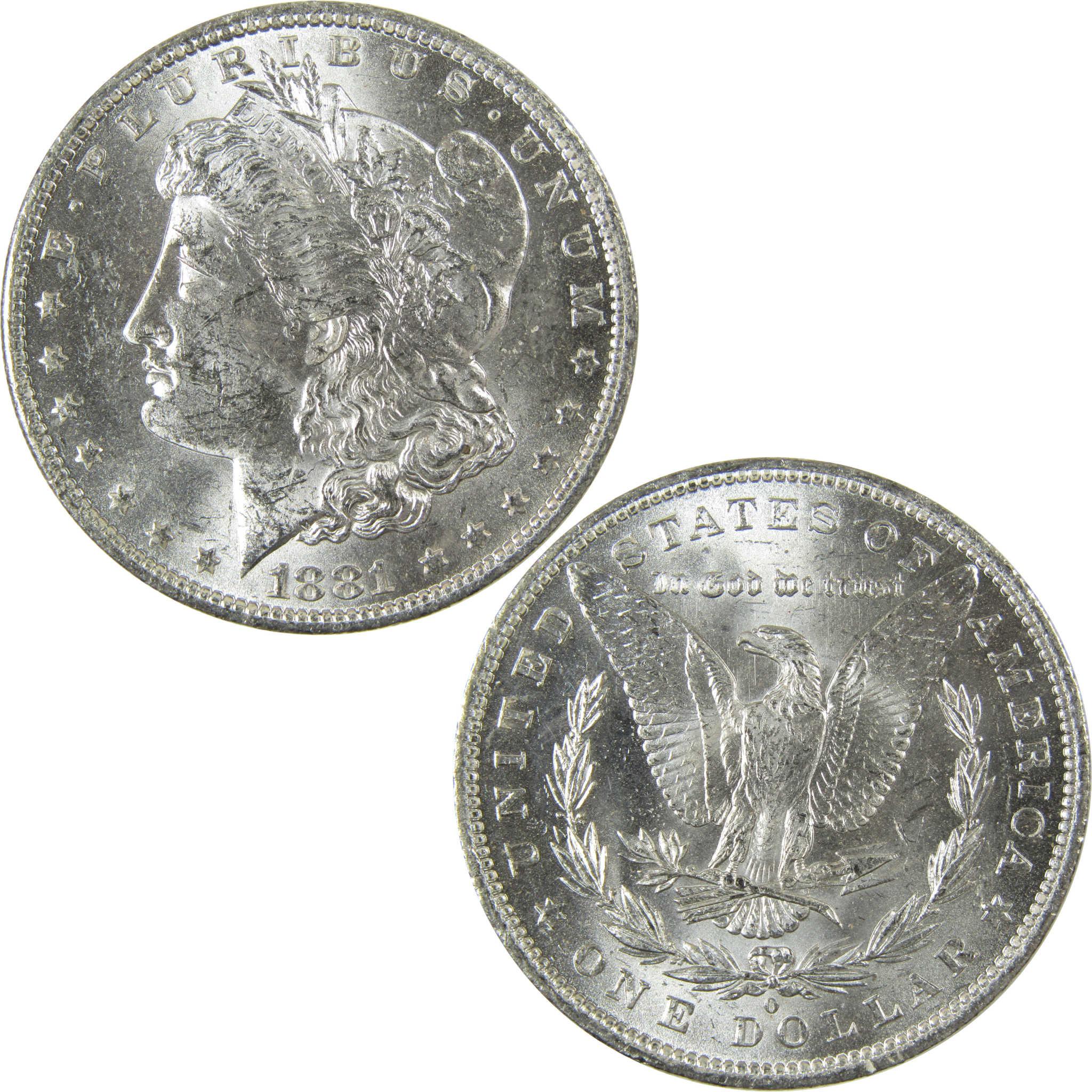 1881 O Morgan Silver Dollar Uncirculated Mint State $1 Coin SKU:I27714 - Morgan coin - Morgan silver dollar - Morgan silver dollar for sale - Profile Coins & Collectibles