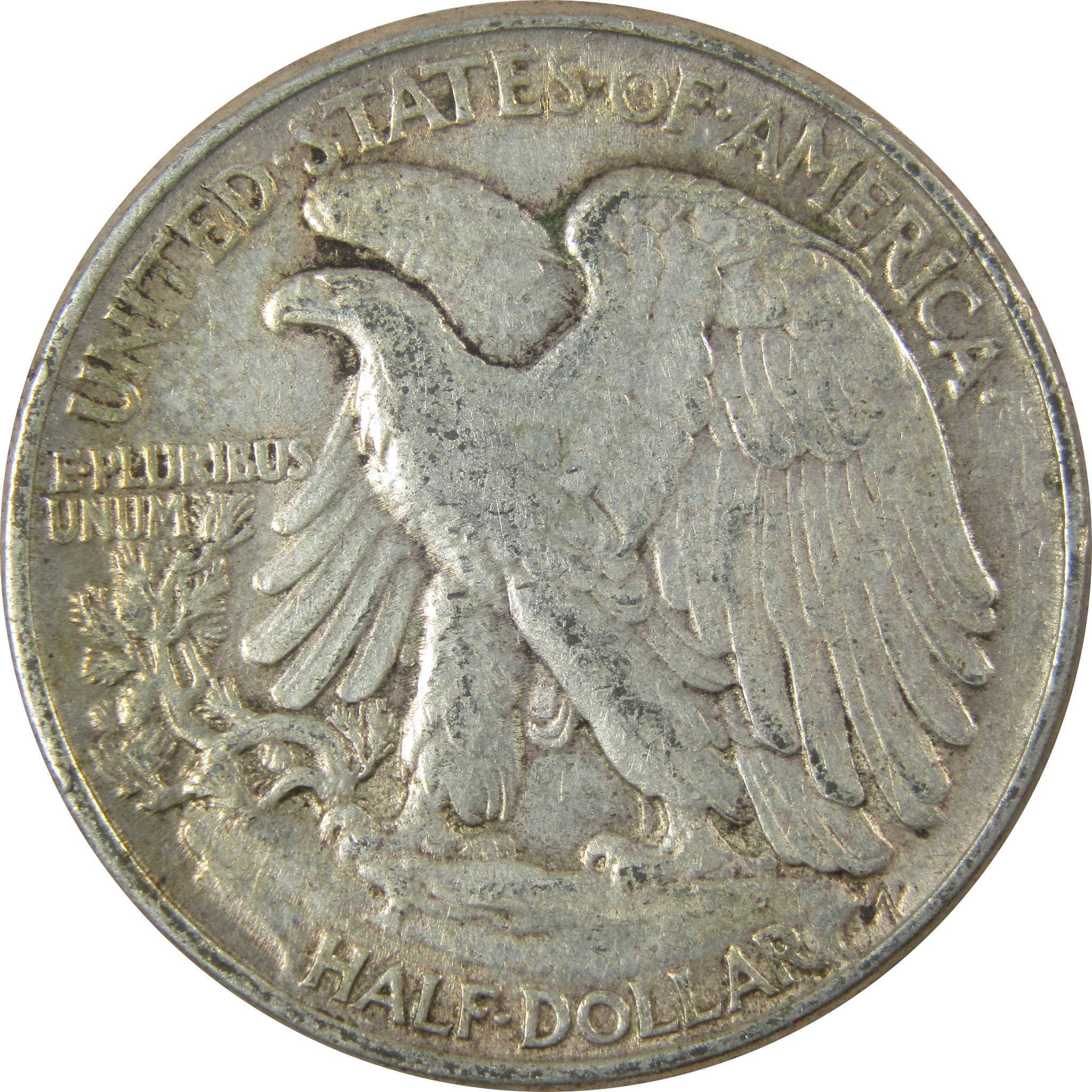 1943 Liberty Walking Silver Half Dollar XF EF Extremely Fine SKU:CP530