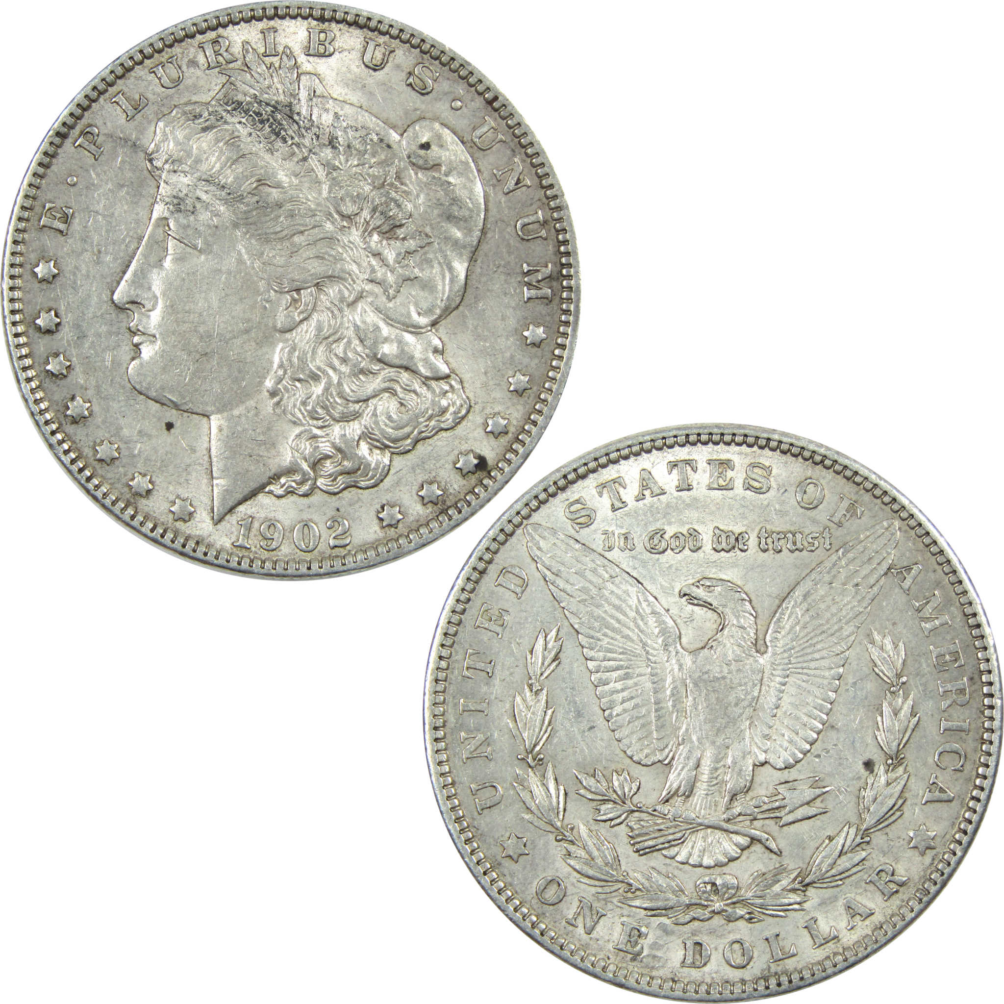 1902 Morgan Dollar AU Details Silver $1 Coin SKU:I14233 - Morgan coin - Morgan silver dollar - Morgan silver dollar for sale - Profile Coins & Collectibles