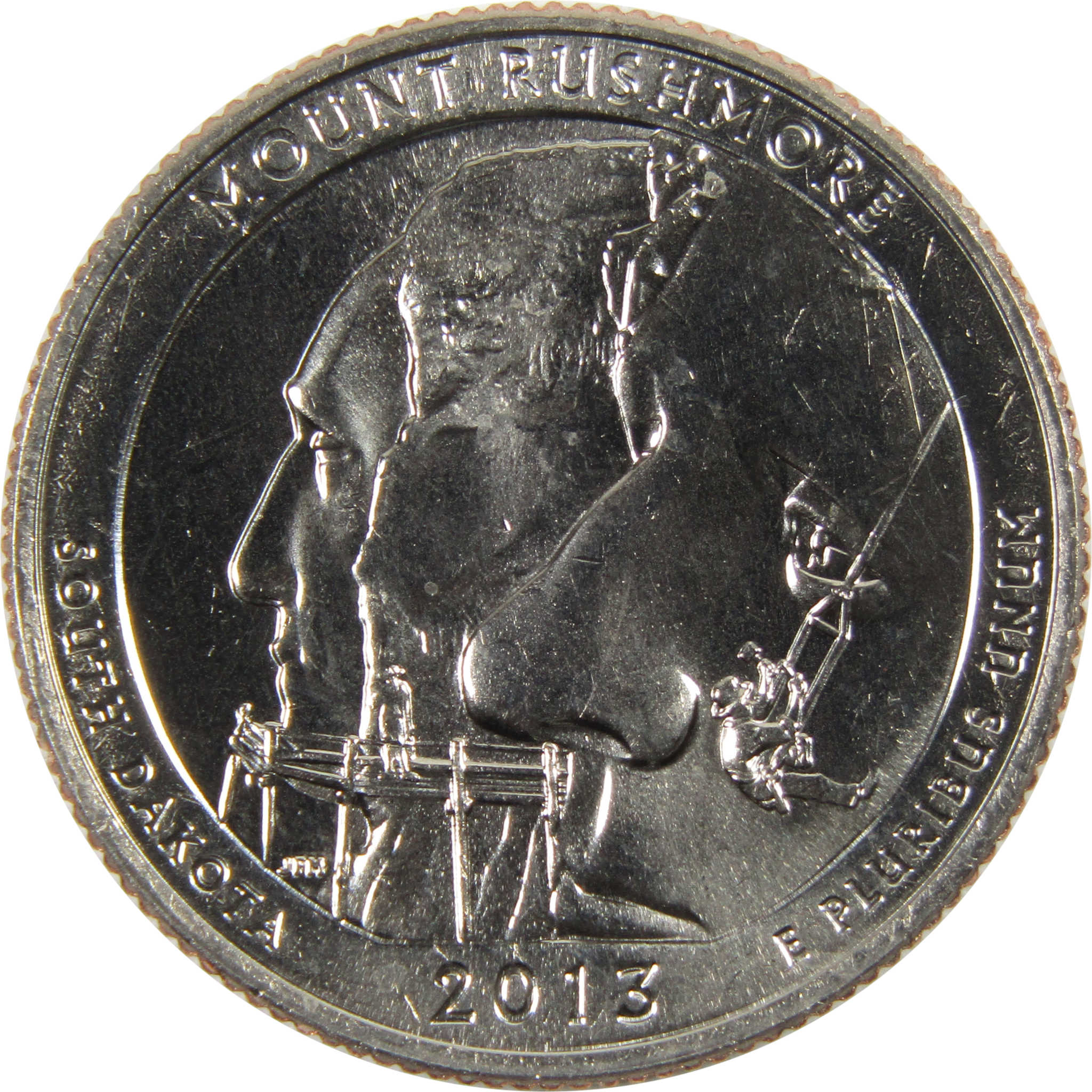 2013 D Mount Rushmore National Park Quarter BU Uncirculated Clad 25c