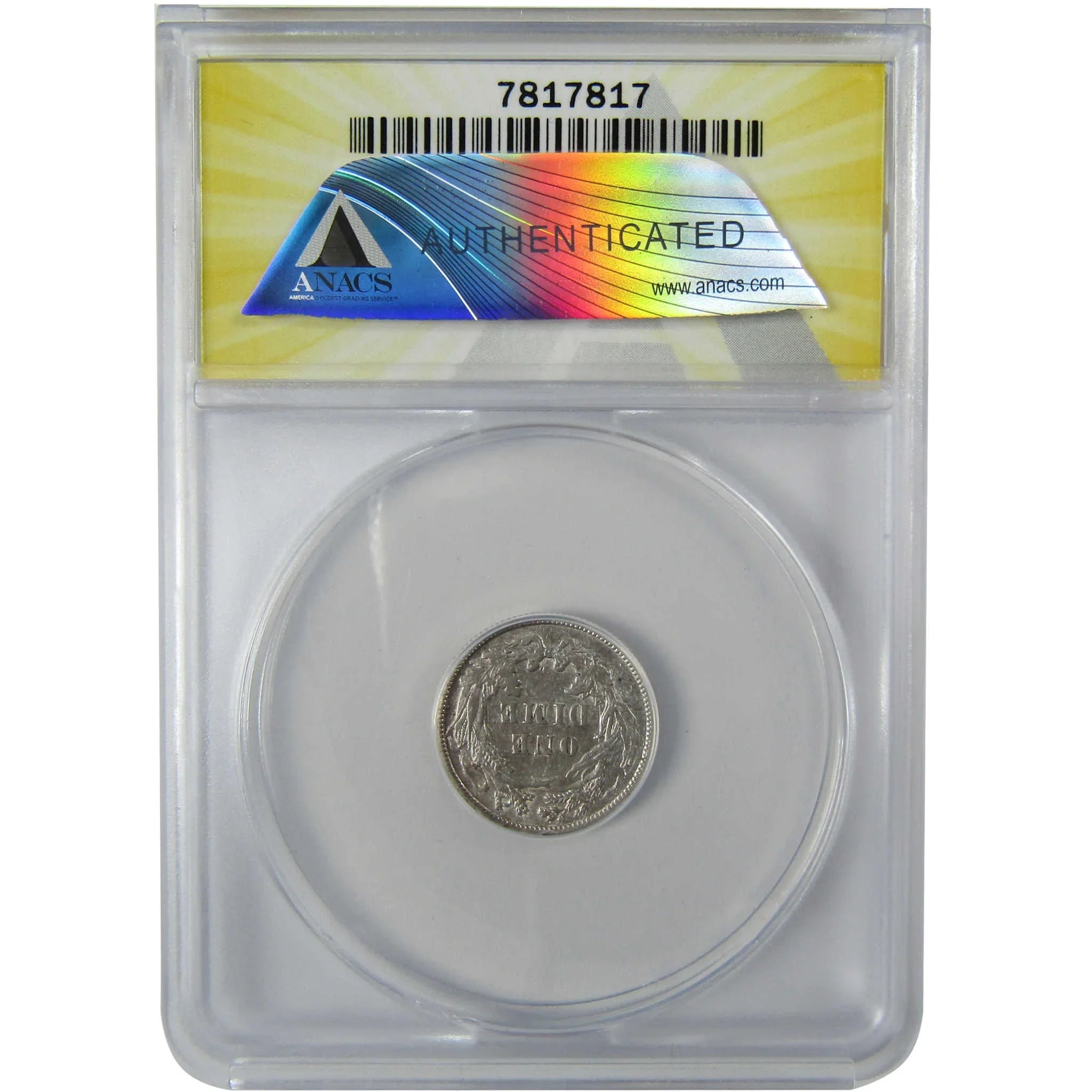 1888 Seated Liberty Silver Dime EF 40 Details ANACS 10c Coin SKU:CP811