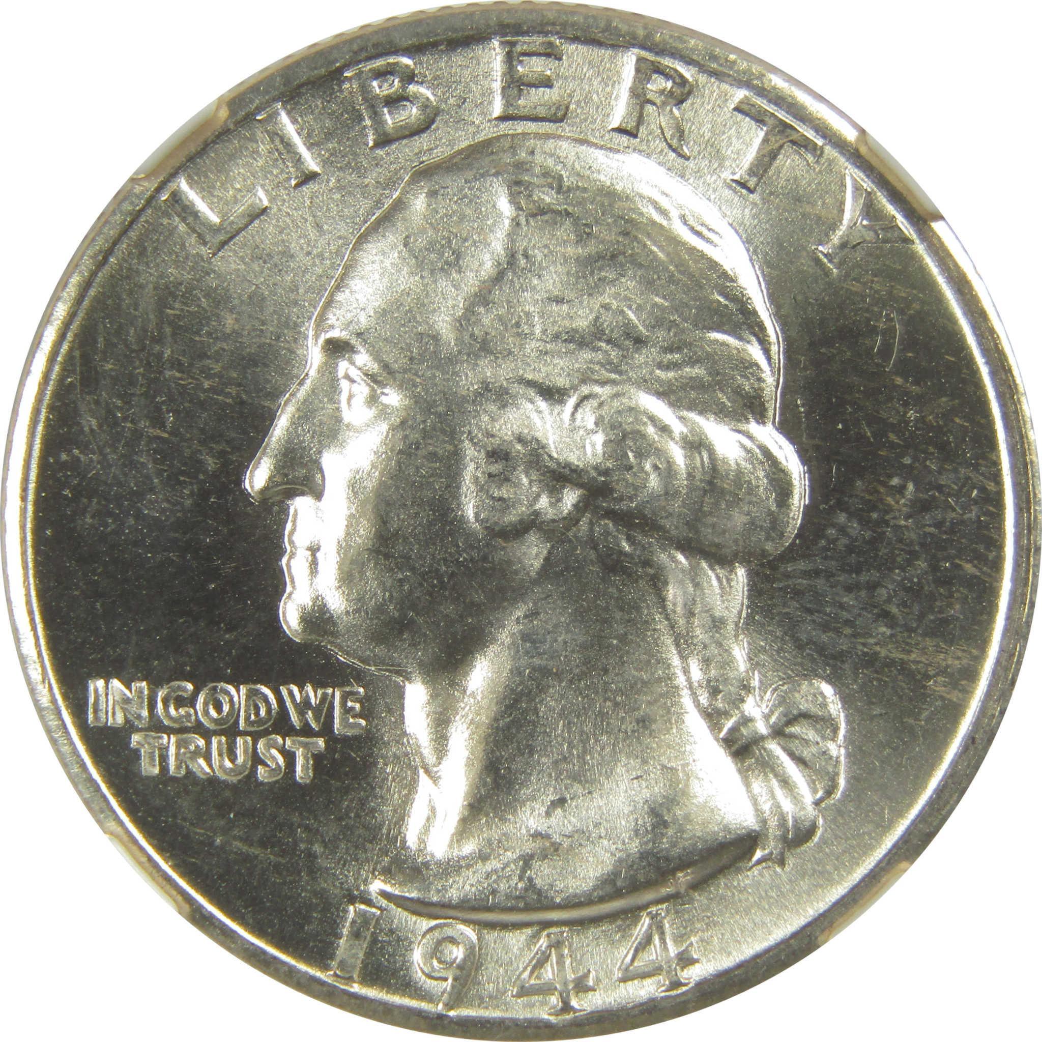 1944 D Washington Quarter MS 66 NGC Silver Bag Fragment SKU:I20501