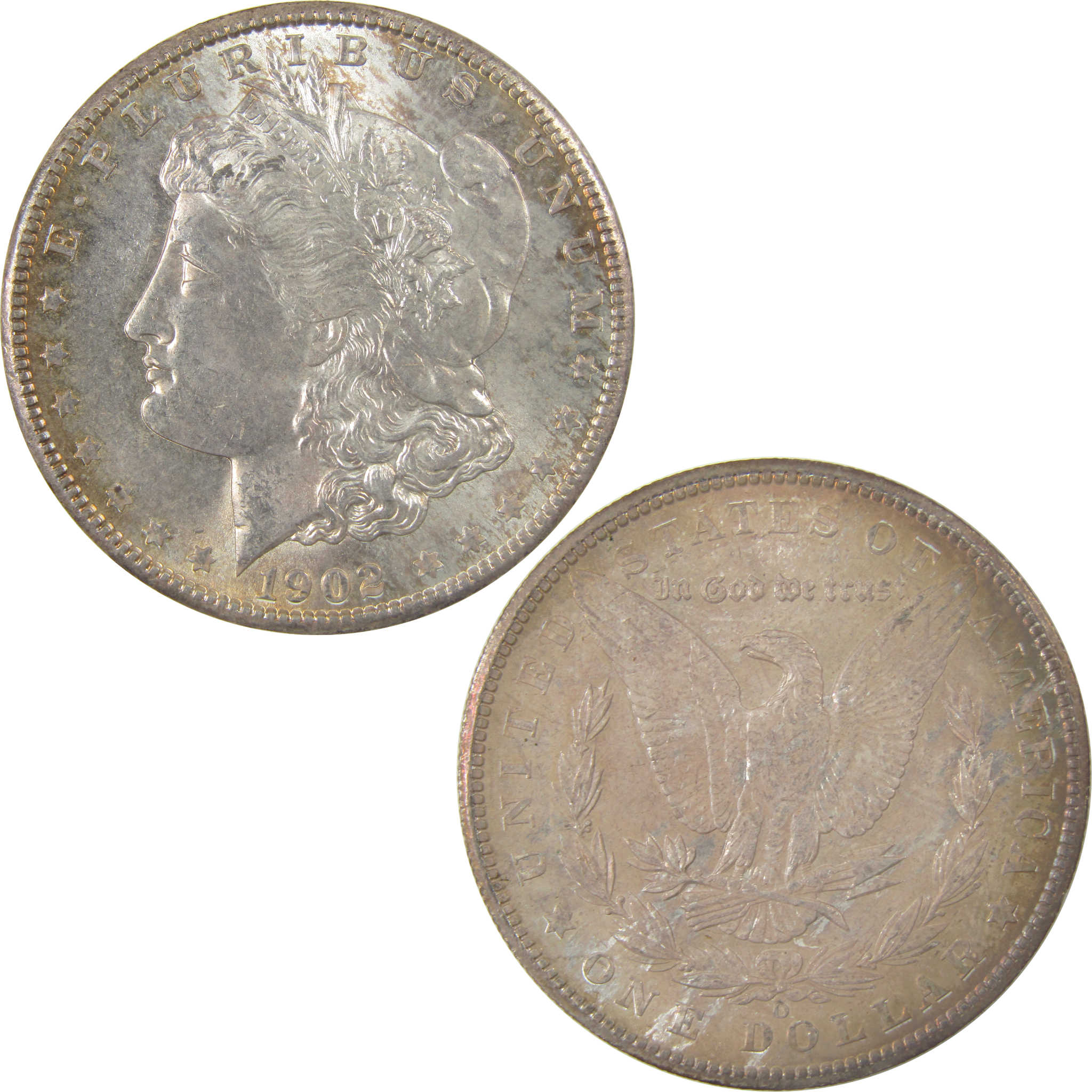 1902 O Morgan Silver Dollar Uncirculated Mint State Toned SKU:I23521