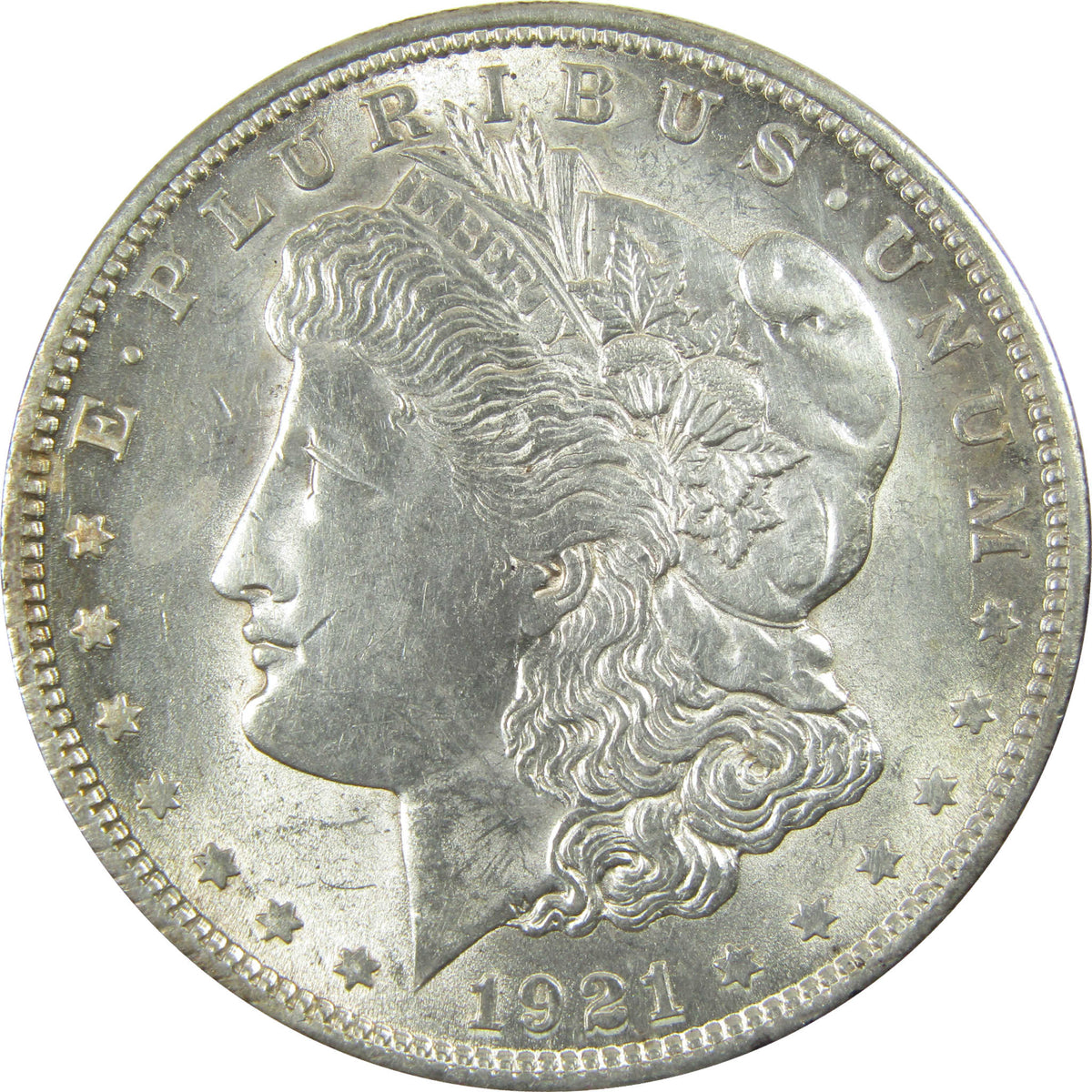1921 Morgan Silver Dollar AU About Uncirculated Details SKU:CP1783