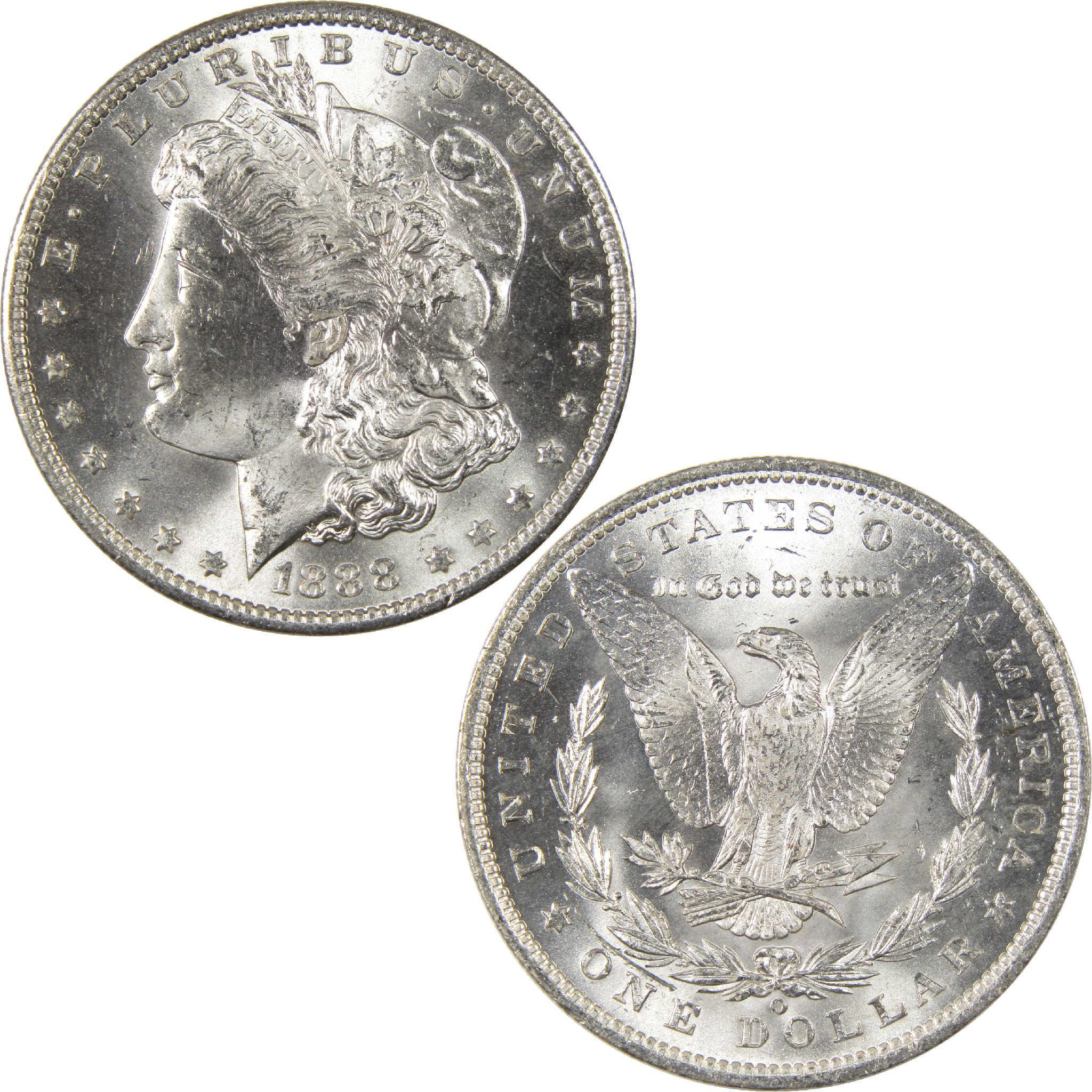 1888 O Morgan Dollar BU Choice Uncirculated Silver $1 Coin - Morgan coin - Morgan silver dollar - Morgan silver dollar for sale - Profile Coins & Collectibles