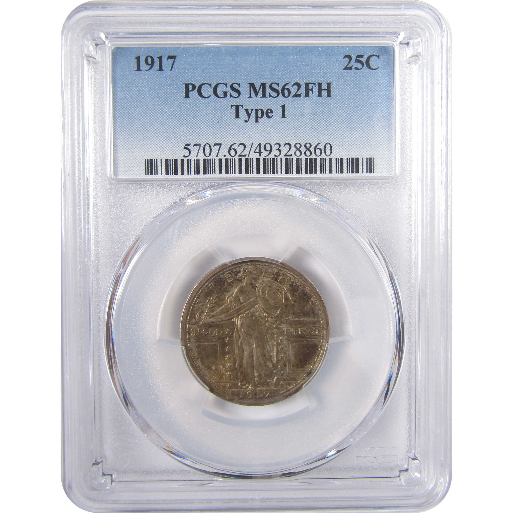 1917 Type 1 Standing Liberty Quarter MS 62 FH PCGS Silver SKU:I17983
