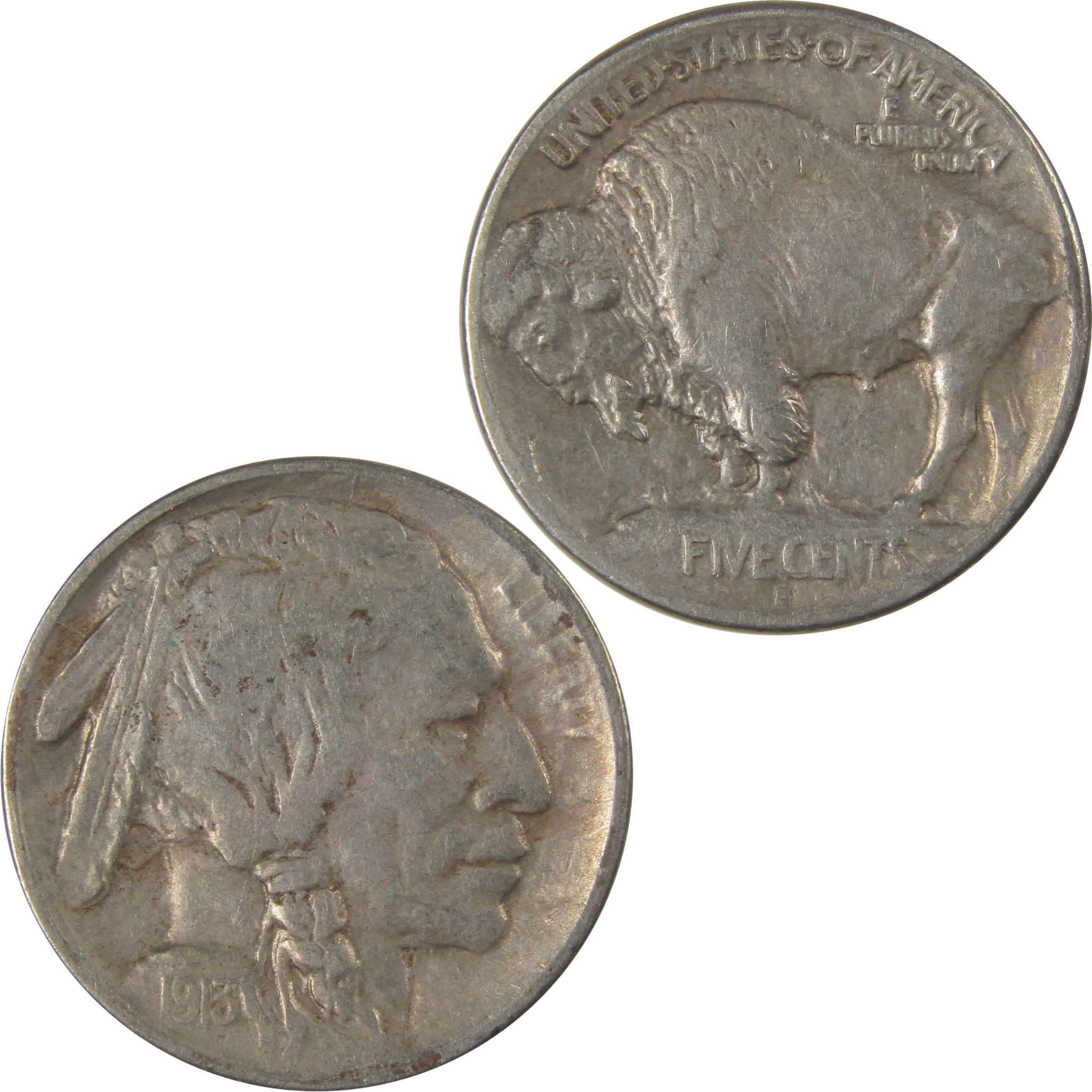 1913 S Type 1 Buffalo Nickel XF EF Extremely Fine Details SKU:I22866