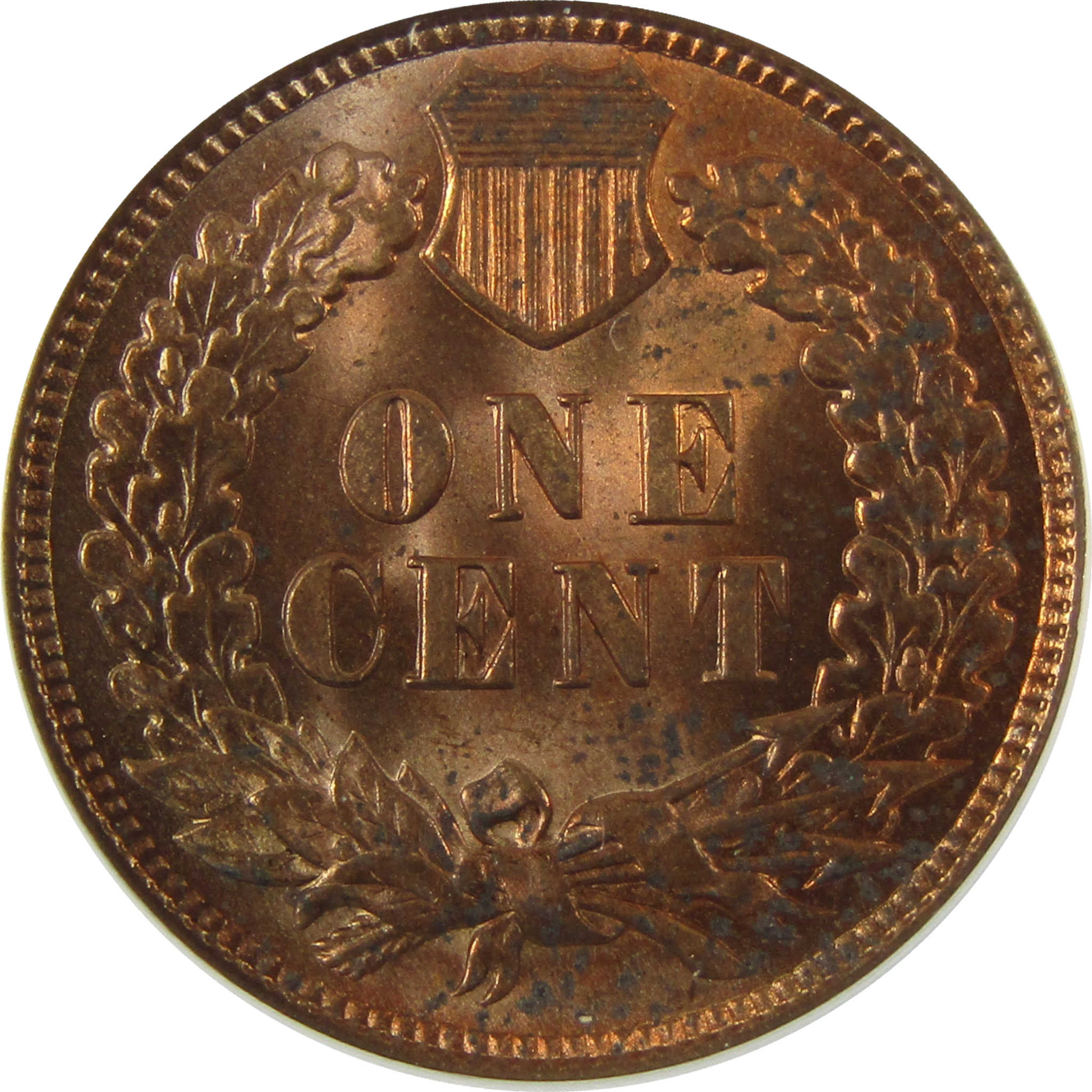 1909 Indian Head Cent MS 62 RB ANACS Uncirculated Penny SKU:I28402